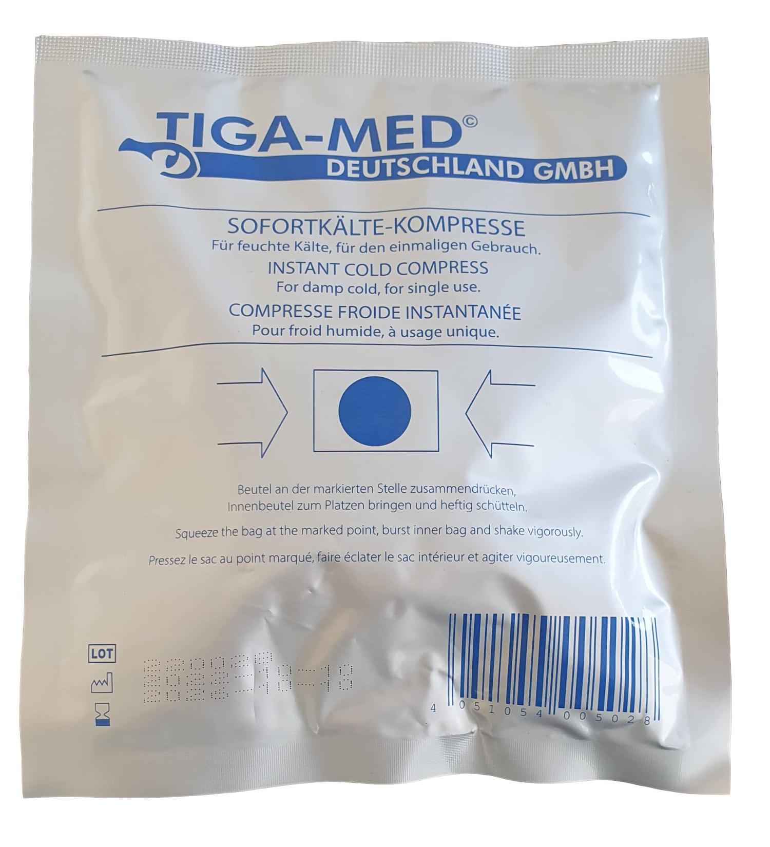Instant Cold Compresses - 20 Disposable Cooling Packs | TIGA-MED Quality for Fast Relief - Buy Online on GoSupps.com