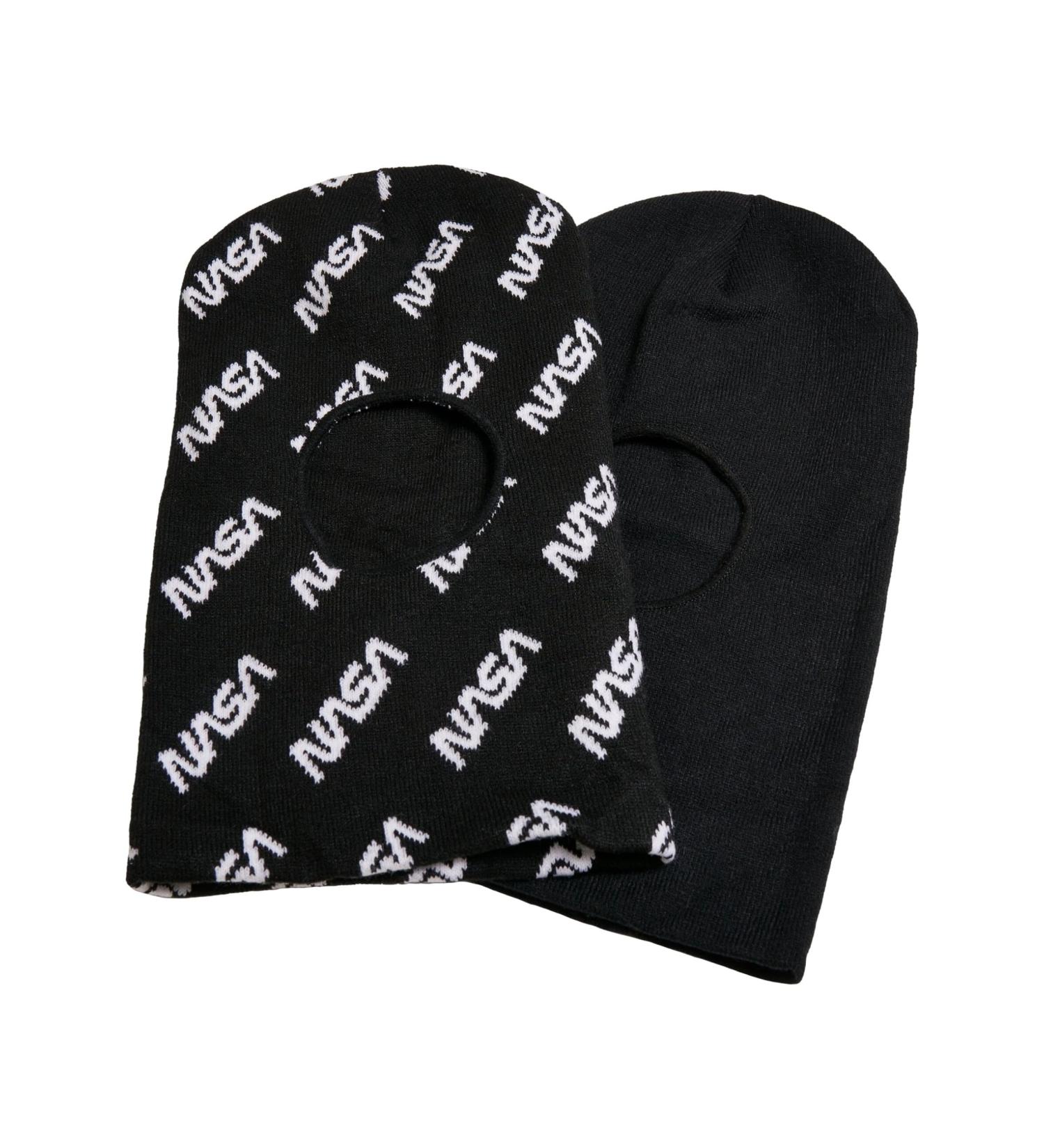 Mister Tee Unisex MT2084-NASA Storm Mask Winter Accessory Set - Stylish Black/White Face Cover | One Size International Shipping Available - Buy Online on GoSupps.com