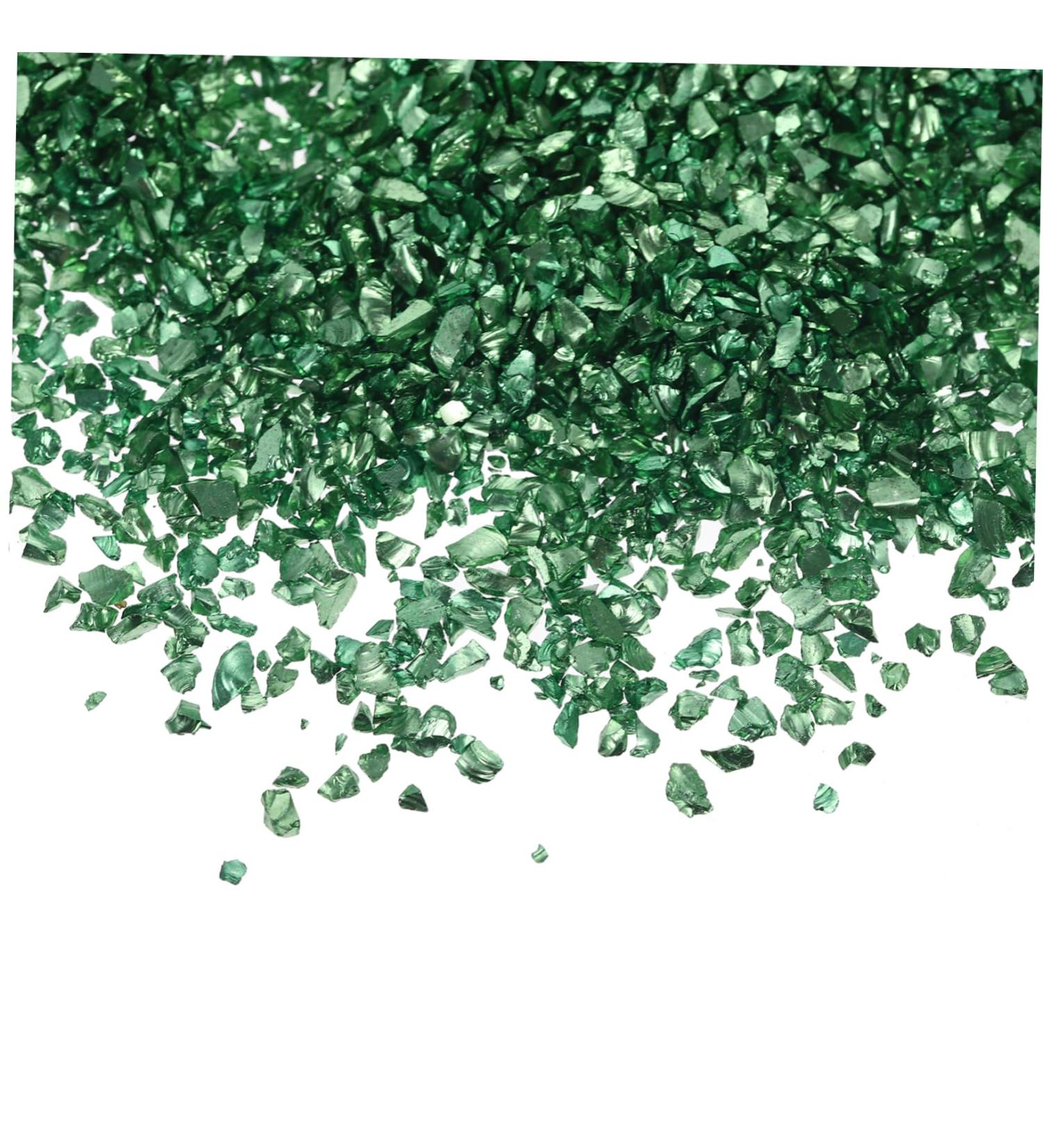 Mikikit Charms Manucure Verre Bris Vert Fonc D corations Nail Art DIY Irr guli res pour Ongles R sine et Artisanat Cr atif - Buy Online on GoSupps.com