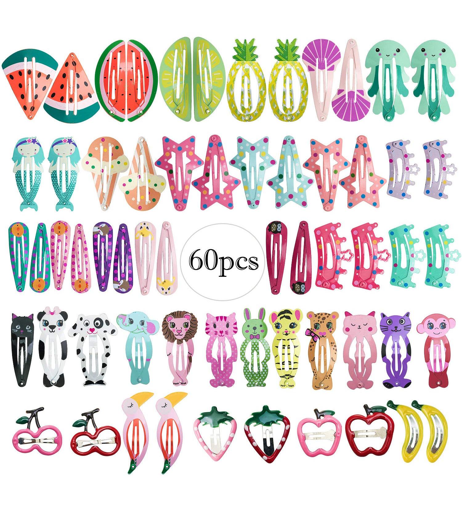 Czemo 60pcs Colorful Metal Hair Clips for Girls | Stylish Hair Accessories for Children & Babies - Shop Now! - Buy Online on GoSupps.com