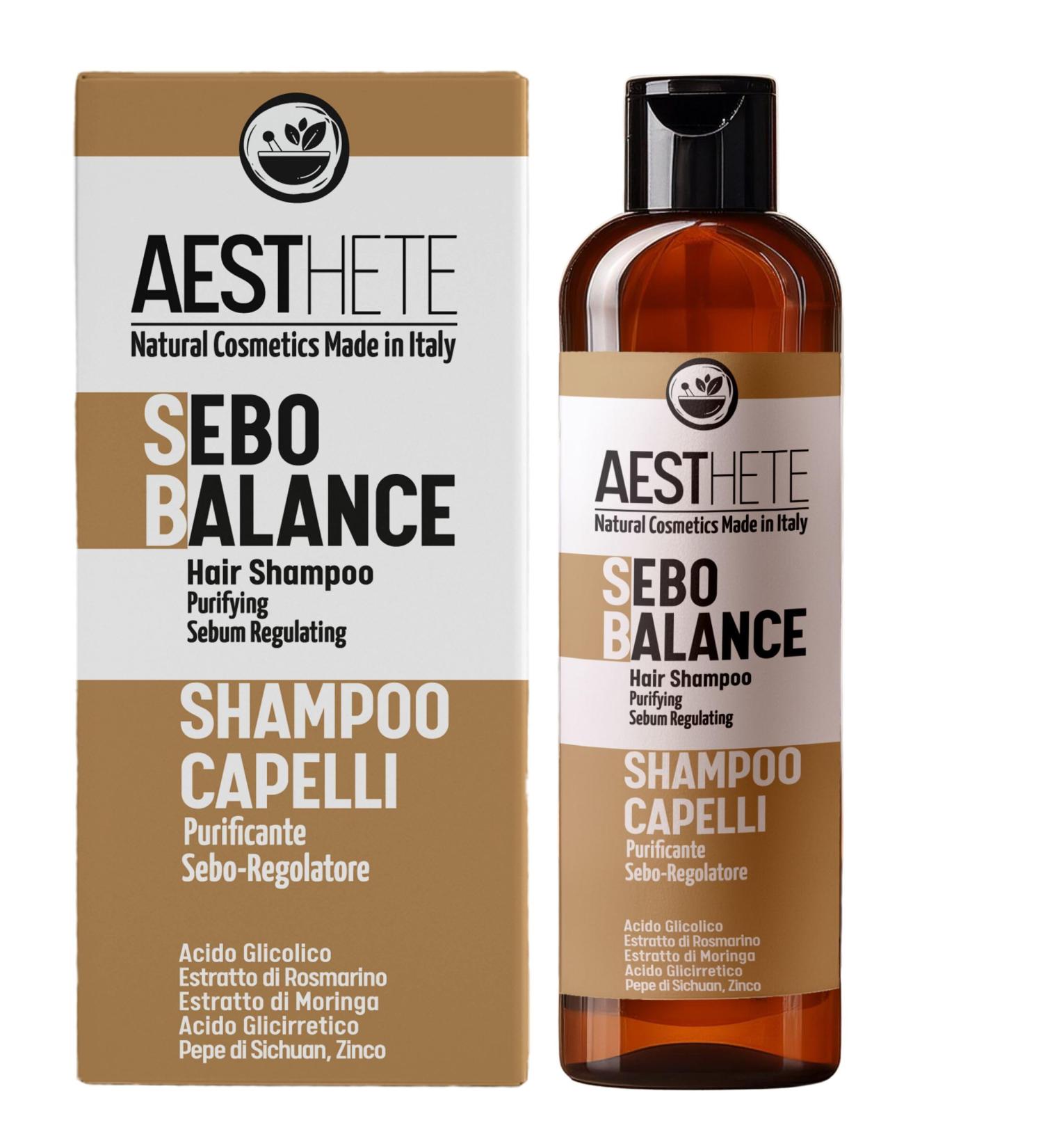 Oily Hair Shampoo and Anti-Dandruff Oily With Glycolic Acid Rosemary and Zinc Purifying Shampoo For Men and Women For Curly Straight Hair Anti-Itch Sebum Regulator 250ml - Buy Online on GoSupps.com