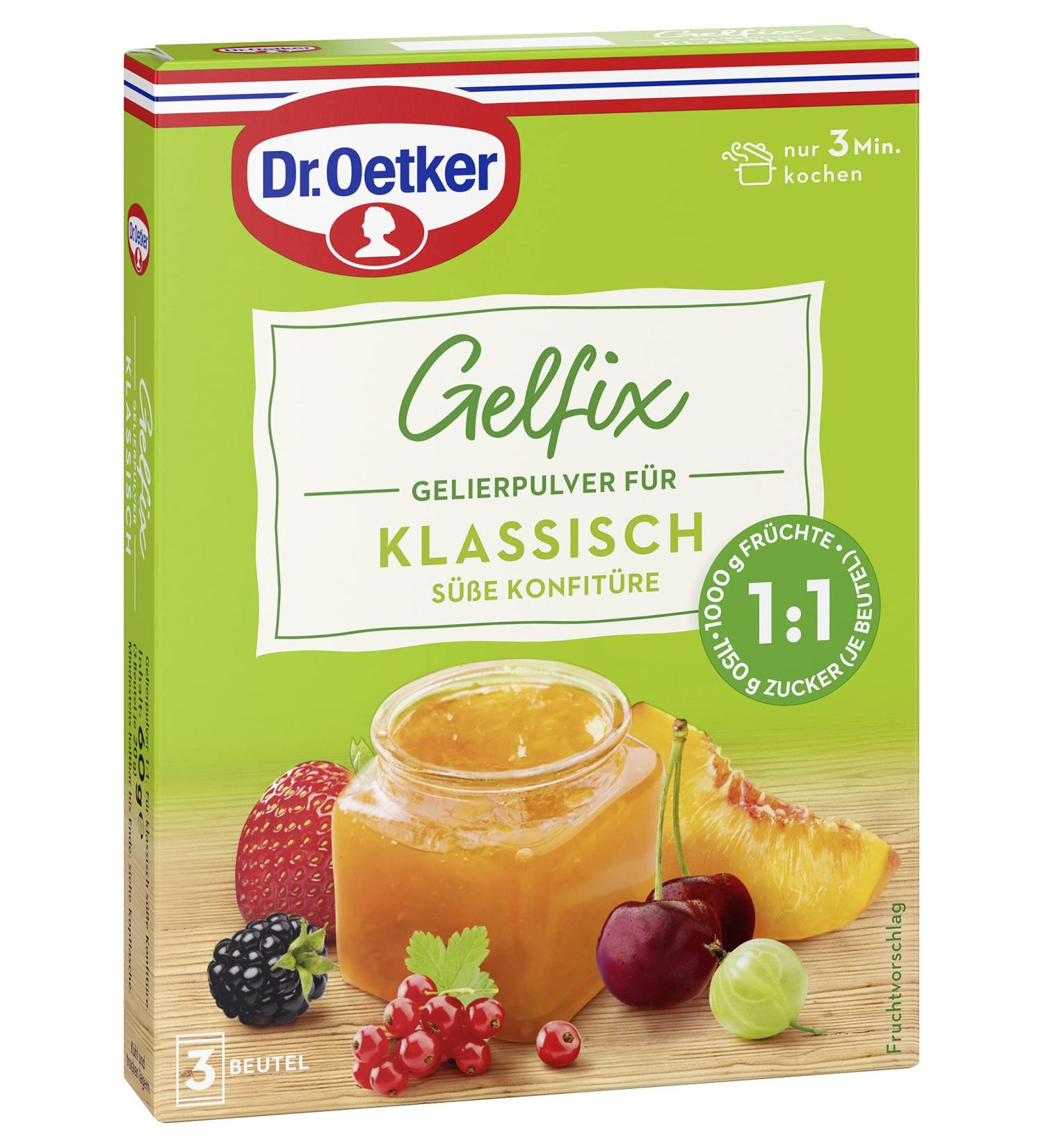 Dr.Oetker Gelfix Classic - 60g | Premium Gelatin for Perfect Jam & Jelly - International Shipping - Buy Online on GoSupps.com