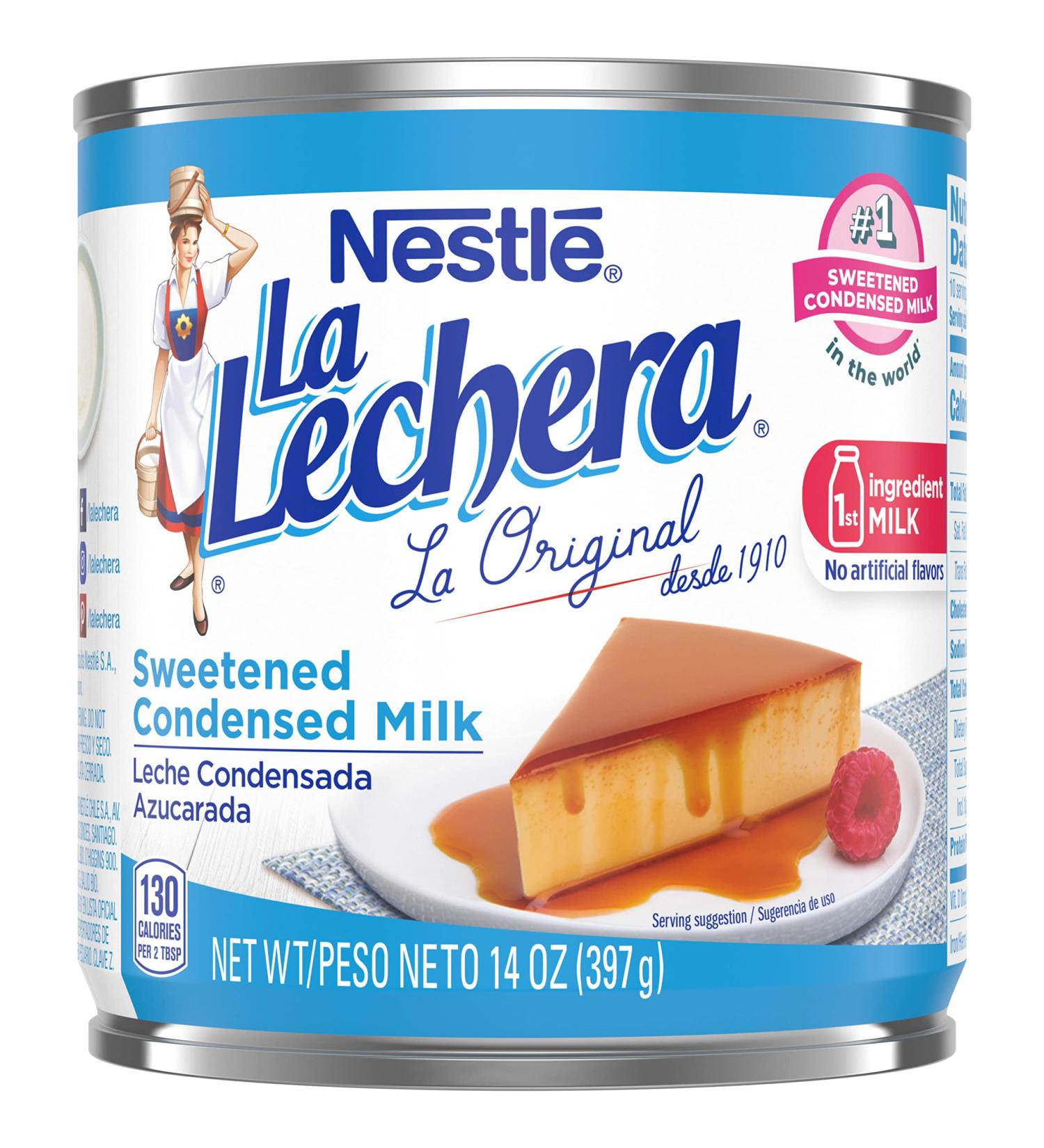 La Lechera Sweetened Condensed Milk 14 oz. Can - Rich and Creamy Dairy Delight - Buy Online on GoSupps.com