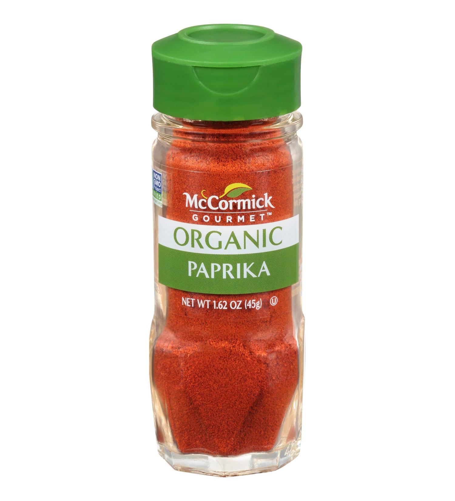 McCormick Gourmet Organic Paprika 1.62 oz - High-Quality Spice for Culinary Delights - Buy Online on GoSupps.com