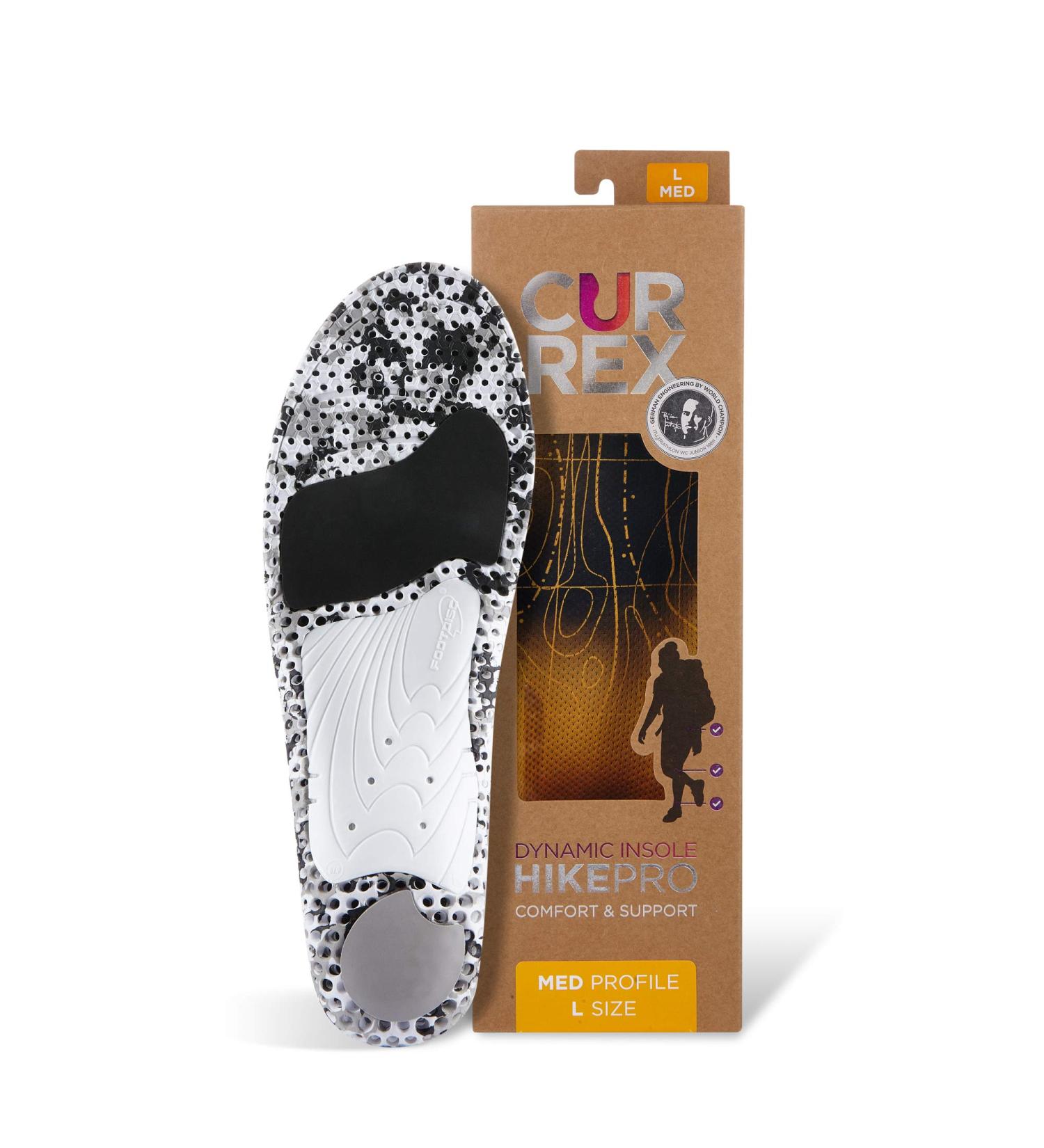CURREX HikePRO Insole | Dynamic Support Insole for Hiking & Walking | Customized Cushioning & Stability | Men, Women & Youth Sizes Available - Buy Online on GoSupps.com