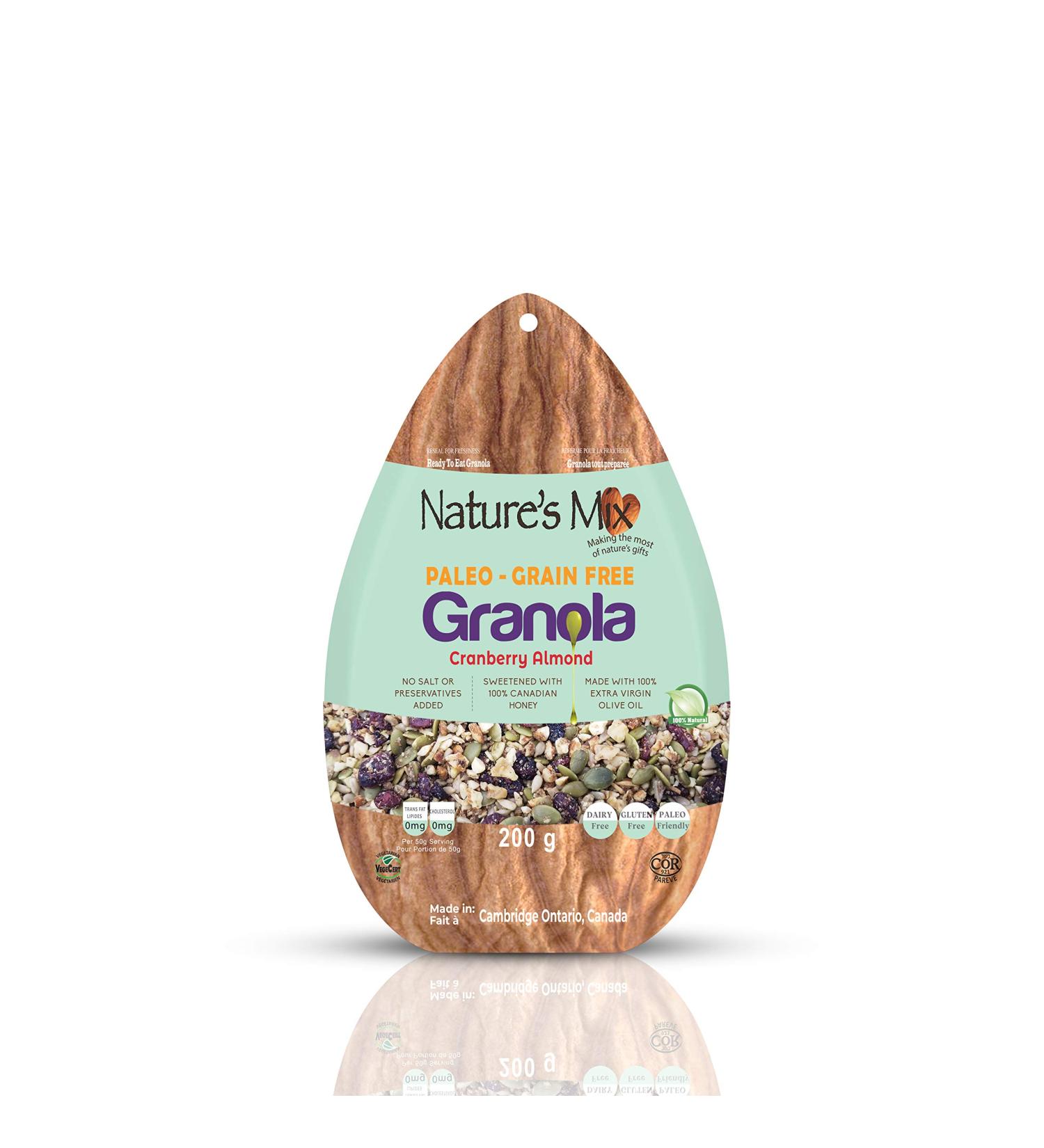 Nature's Mix Paleo Grain Free Granola with No Preservatives added Paleo Grain Free Granola 200 g - Buy Online on GoSupps.com