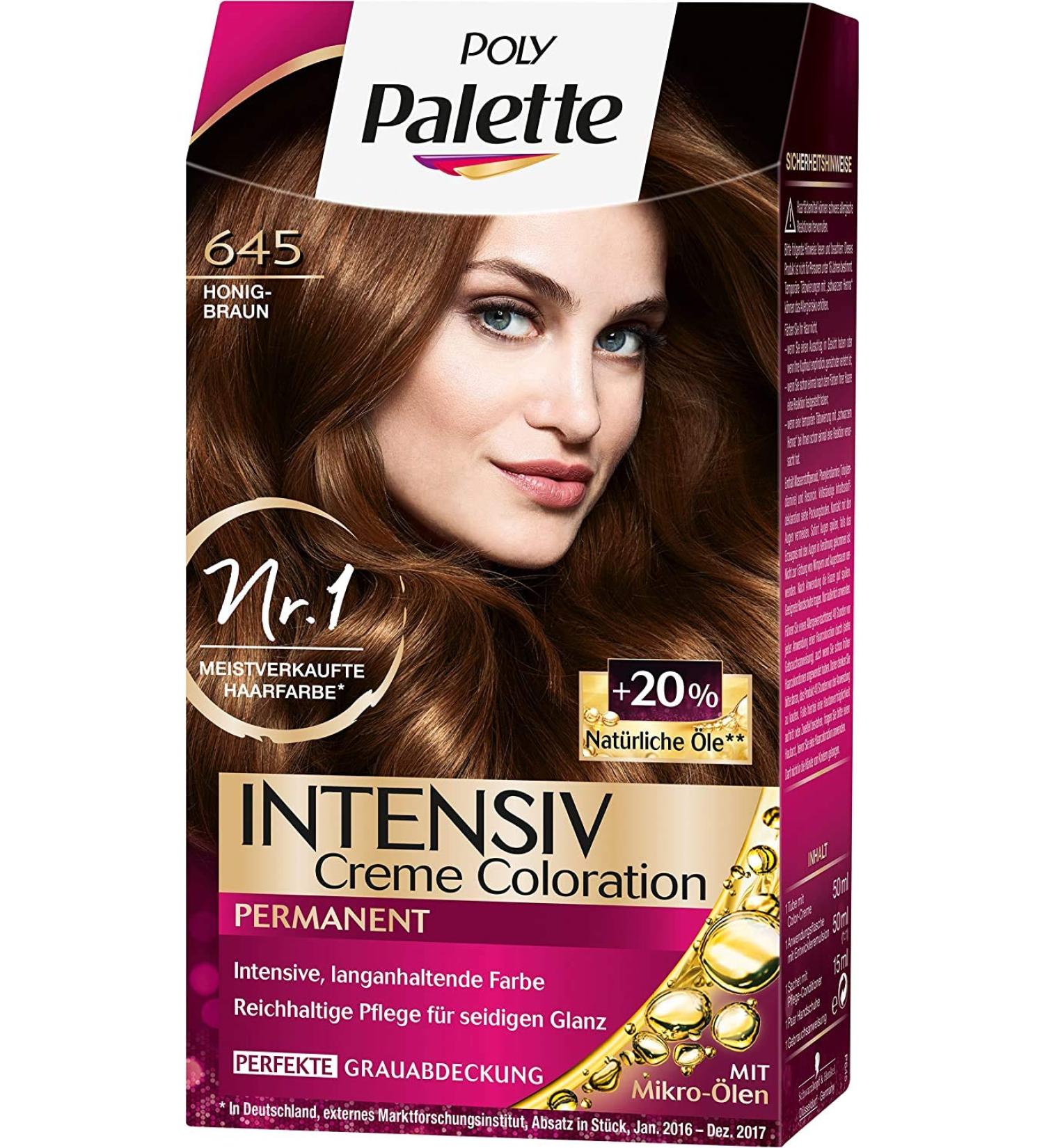 Palette Coloration Level 3 645 Honey Brown 115 ml