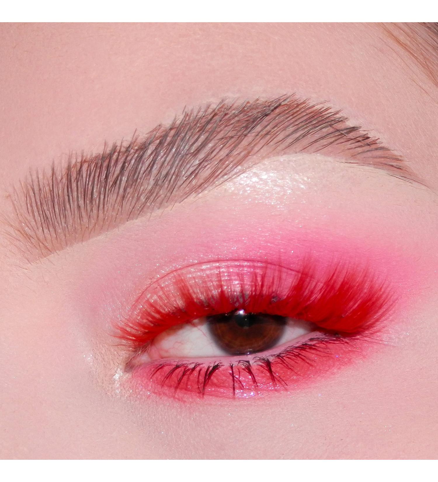 Kara Beauty Red Colored Fabulashes - 3D Faux Mink Synthetic Strip Lashes for International Shipping - Buy Online on GoSupps.com