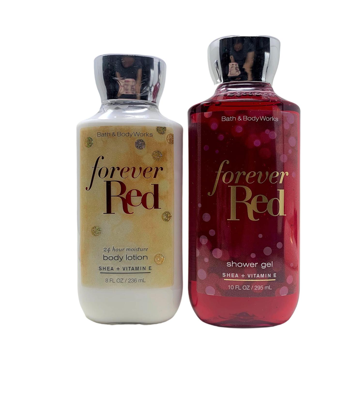 Bath and Body Works Forever Red Duo Gift Set - Full Size Body Lotion and Shower Gel - Buy Online on GoSupps.com