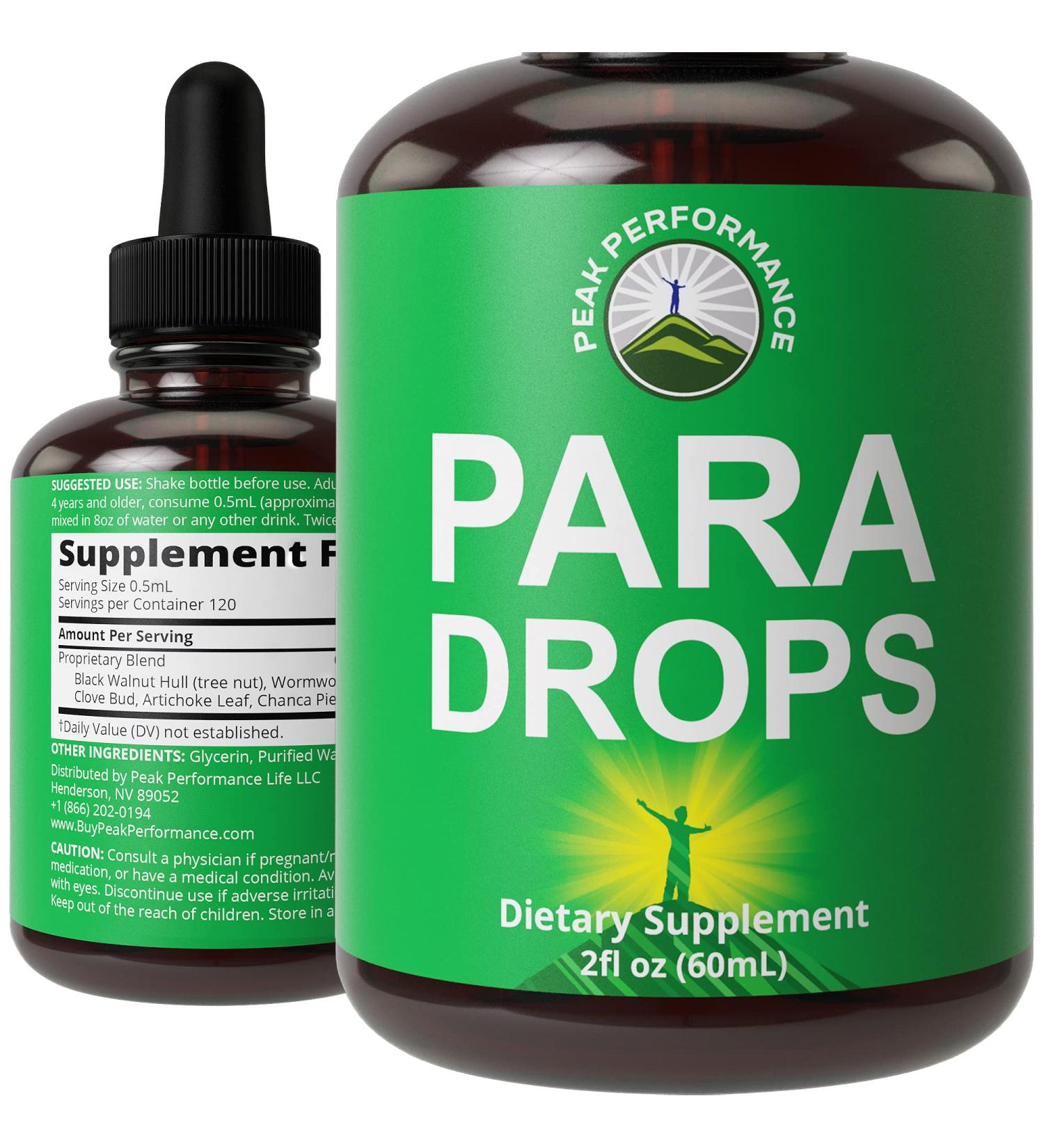 Para Drops Cleanse For Humans. Promotes Elimination of Harmful Organisms. Detox + Intestinal Support Liquid Supplement for Adults  Kids. With Black Walnut Wormwood  Clove Bud  Artichoke  Chanca Piedra - Buy Online on GoSupps.com