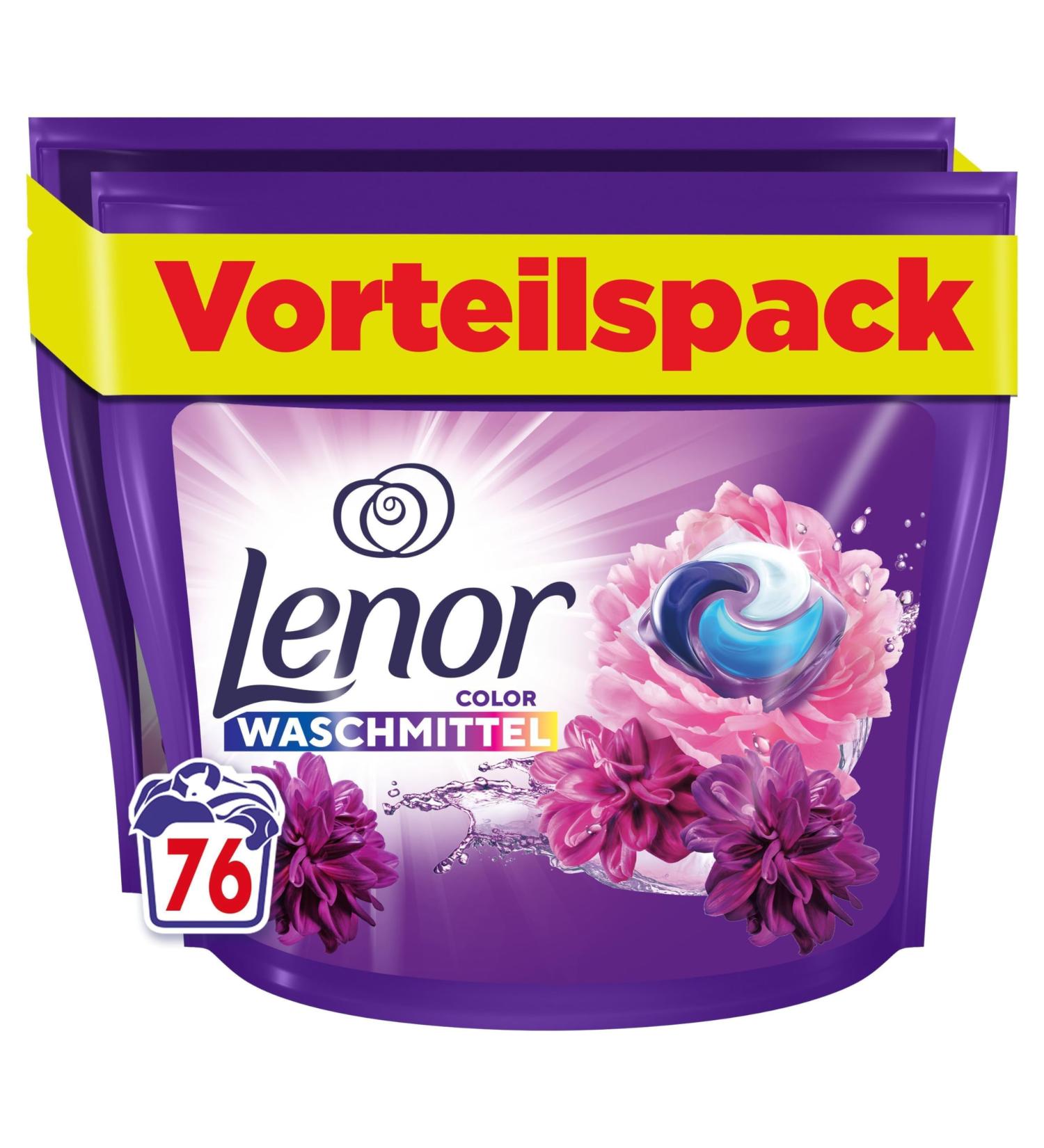 Lenor Pods Amethyst Flower Dream 76 Wash - Color Detergent for Long-Lasting Freshness & Deep Cleaning - International Shipping Available - Buy Online on GoSupps.com