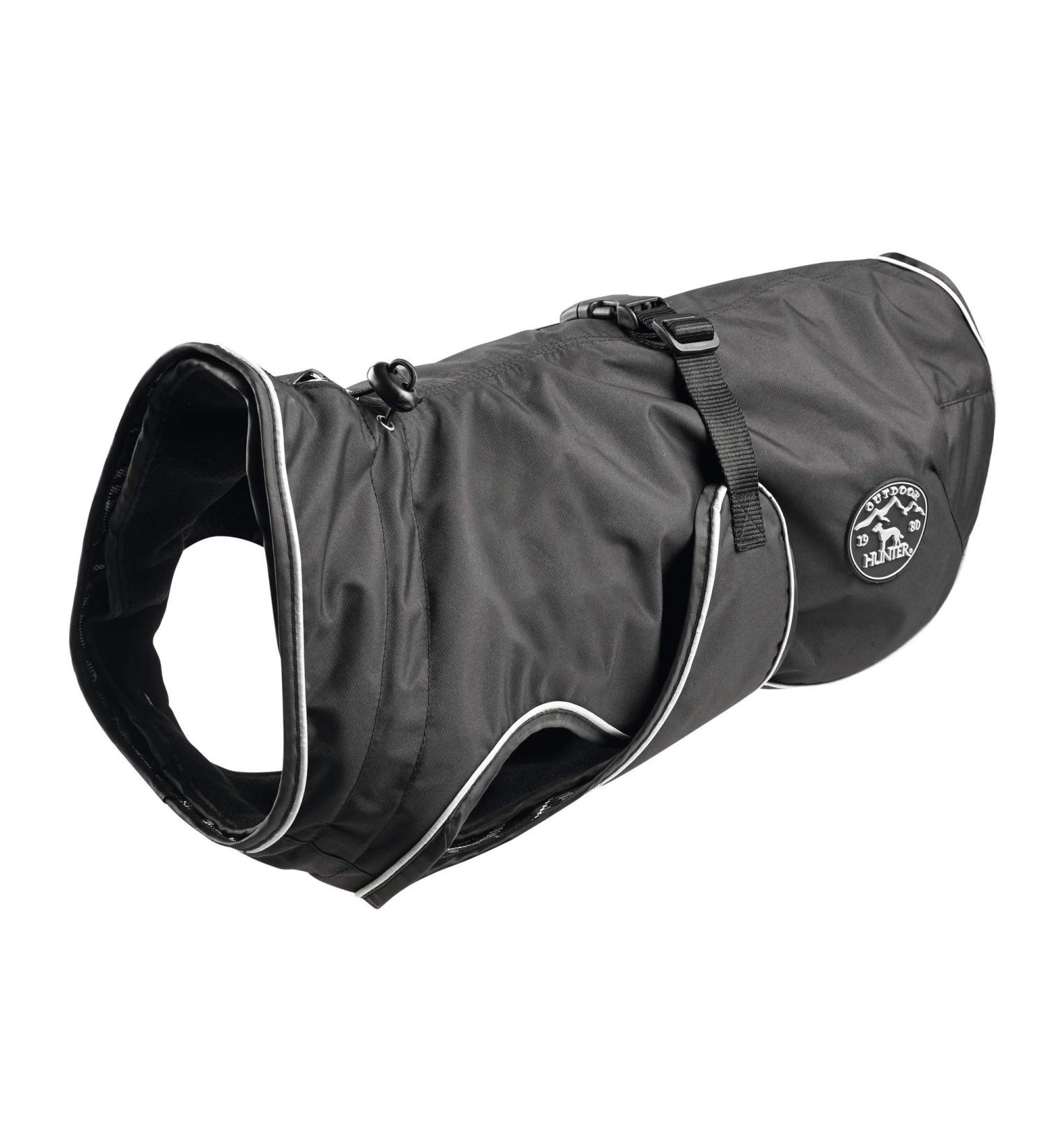 HUNTER UPPSALA Black Dog Coat - Water-Repellent & Reflective - Size 30 | International Shipping Available - Buy Online on GoSupps.com