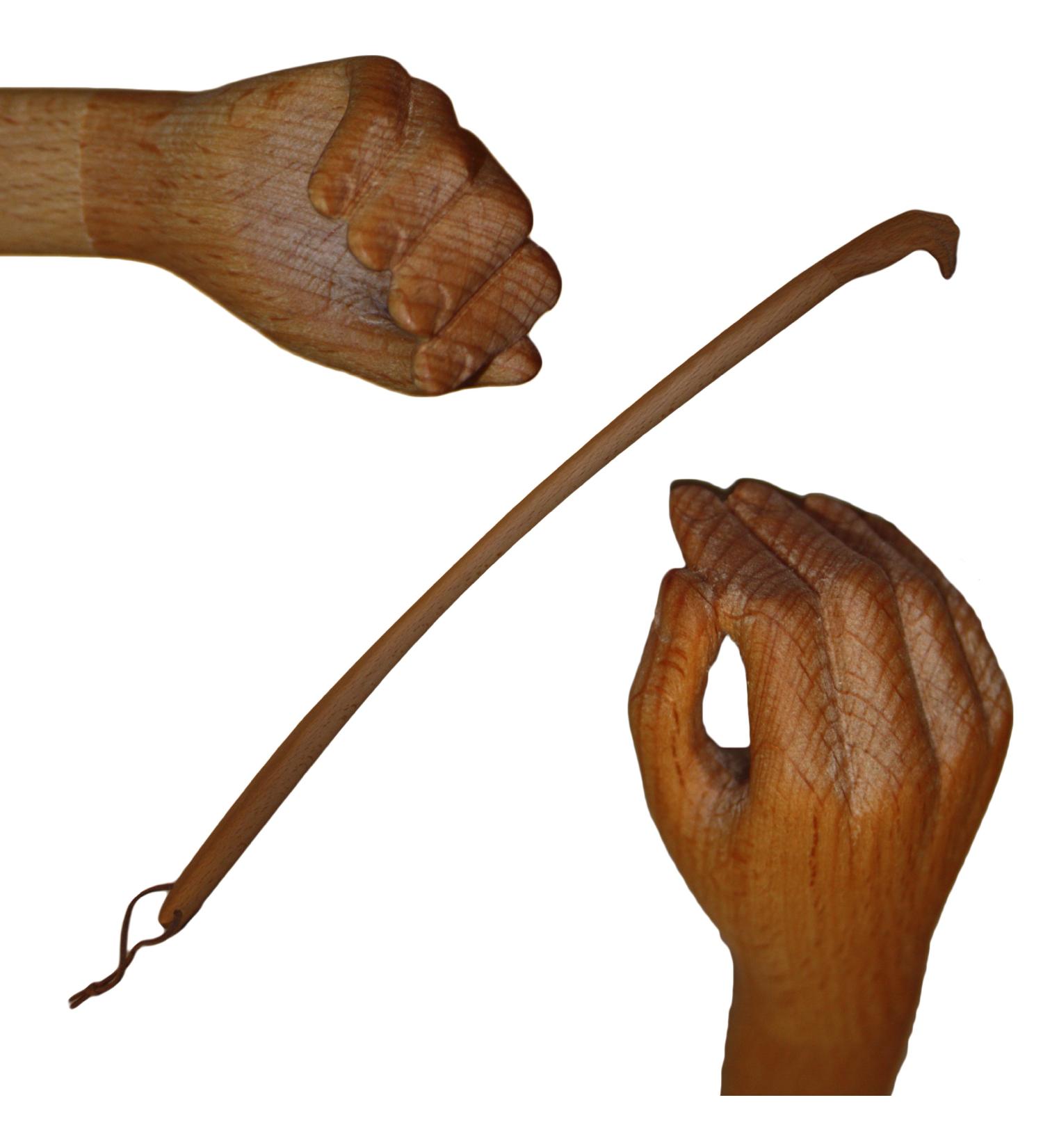 Premium Beech Wood Back Scratch 'Mia' - Perfect for Itch Relief & Relaxation | Shop Internationally - Buy Online on GoSupps.com