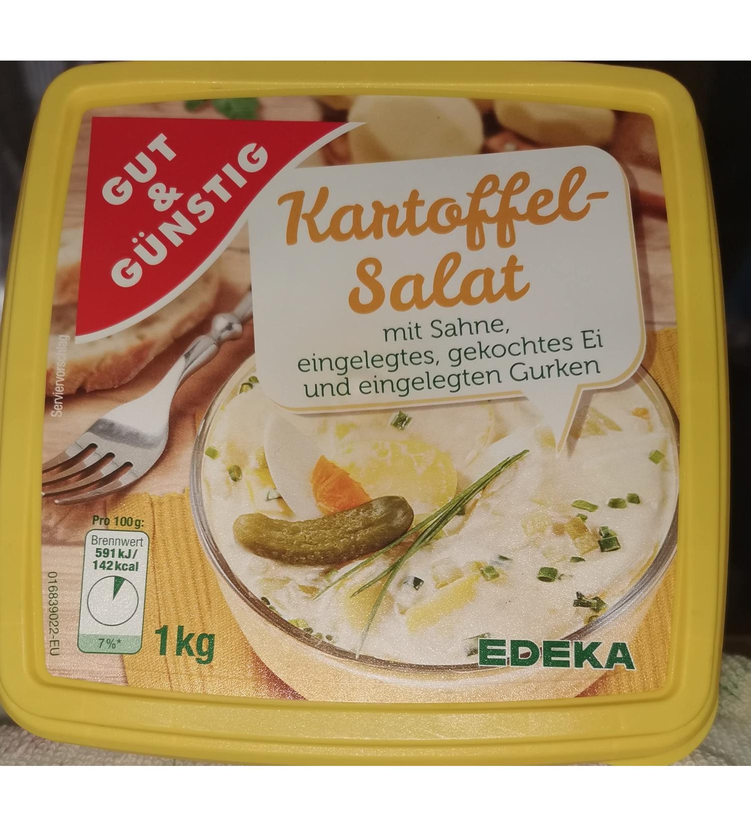 Delicious Potato Salad with Cream Egg & Pickled Cucumbers - 2x1kg | International Shipping Available - Buy Online on GoSupps.com