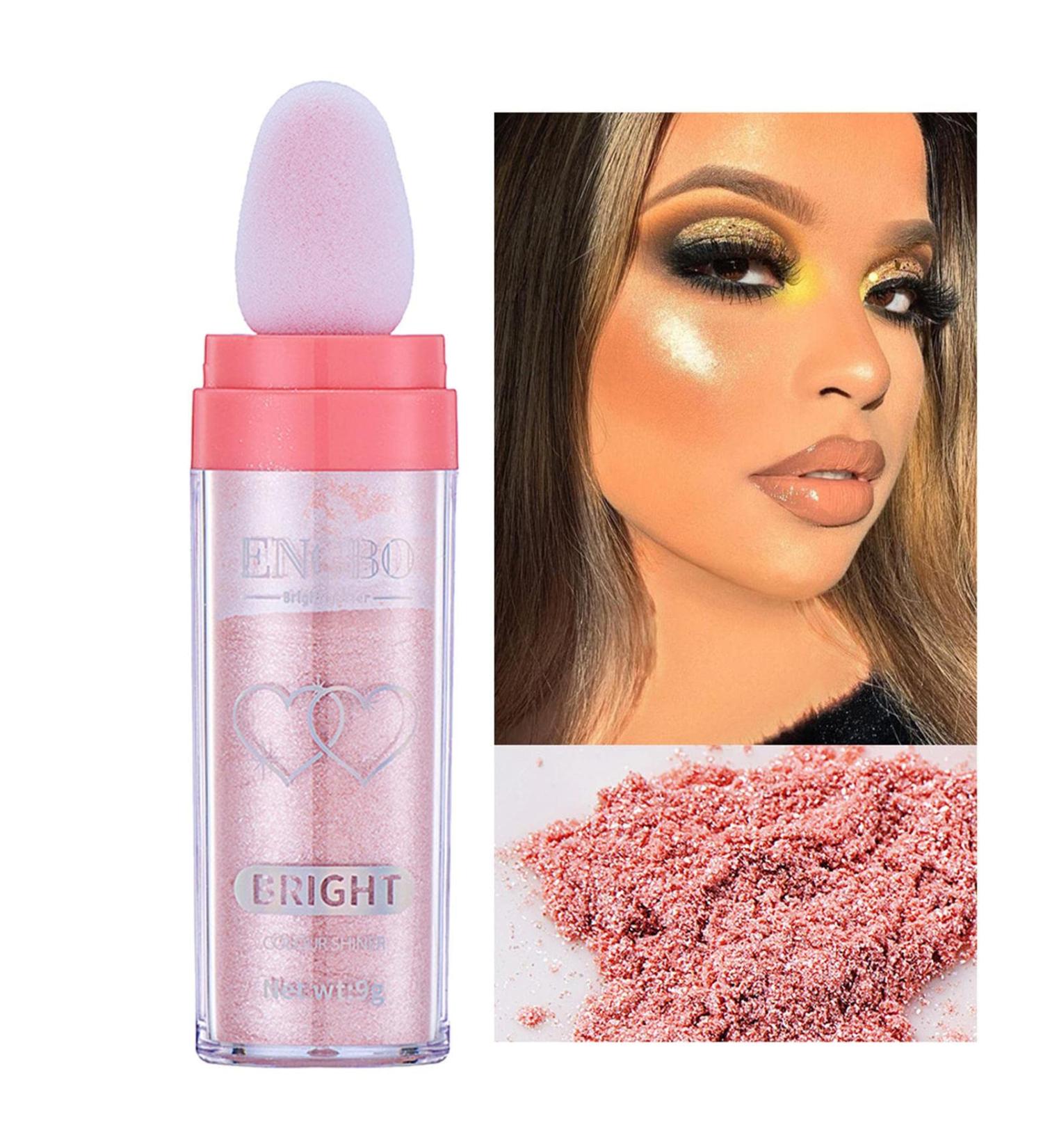 Face Powder Fairy Face and Body Highlighter Powder Stick Makeup Three-Dimensional Powder Makeup Brighten Makeup Blusher for Face&Body&Hair 9g Uaxiu 02#pink - Buy Online on GoSupps.com