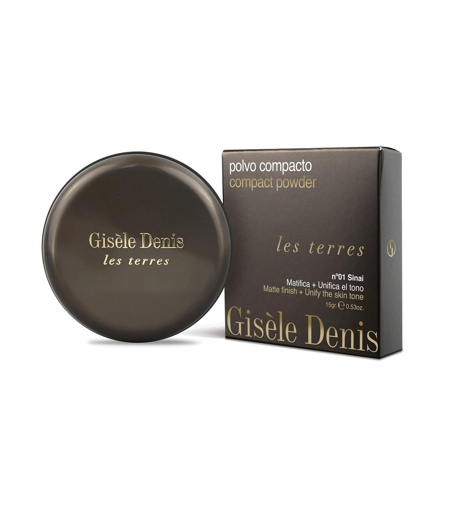 GISELE DENIS Les Terres Compact Powder No. 1 Sinai | Premium Make-up & Tanning 15g - Worldwide Shipping - Buy Online on GoSupps.com