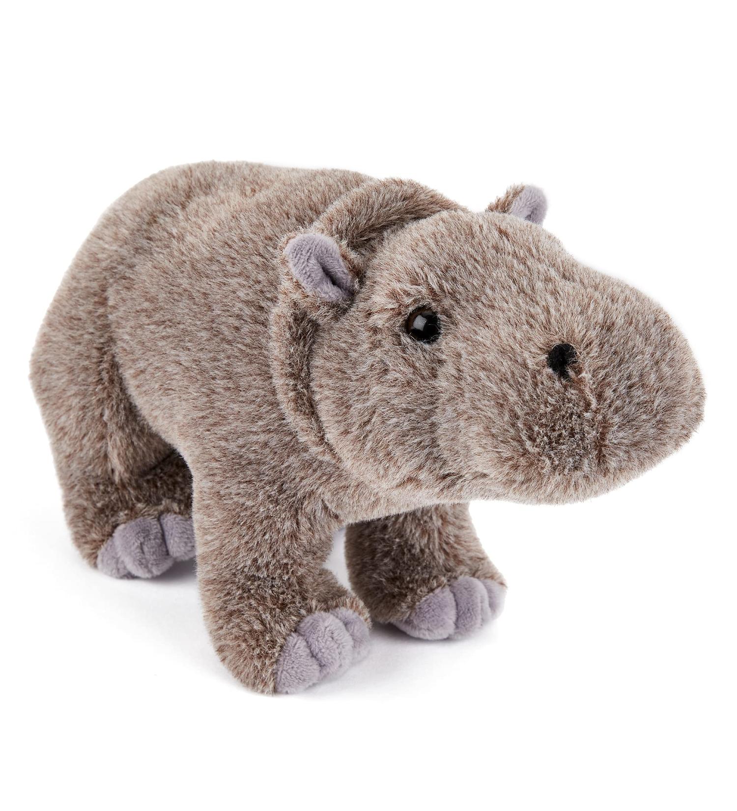 Zappi Co 22cm Pygmy Hippo Plush Toy from Safari Animals Collection - Soft and Cuddly Stuffed Animal for Kids - Buy Online on GoSupps.com