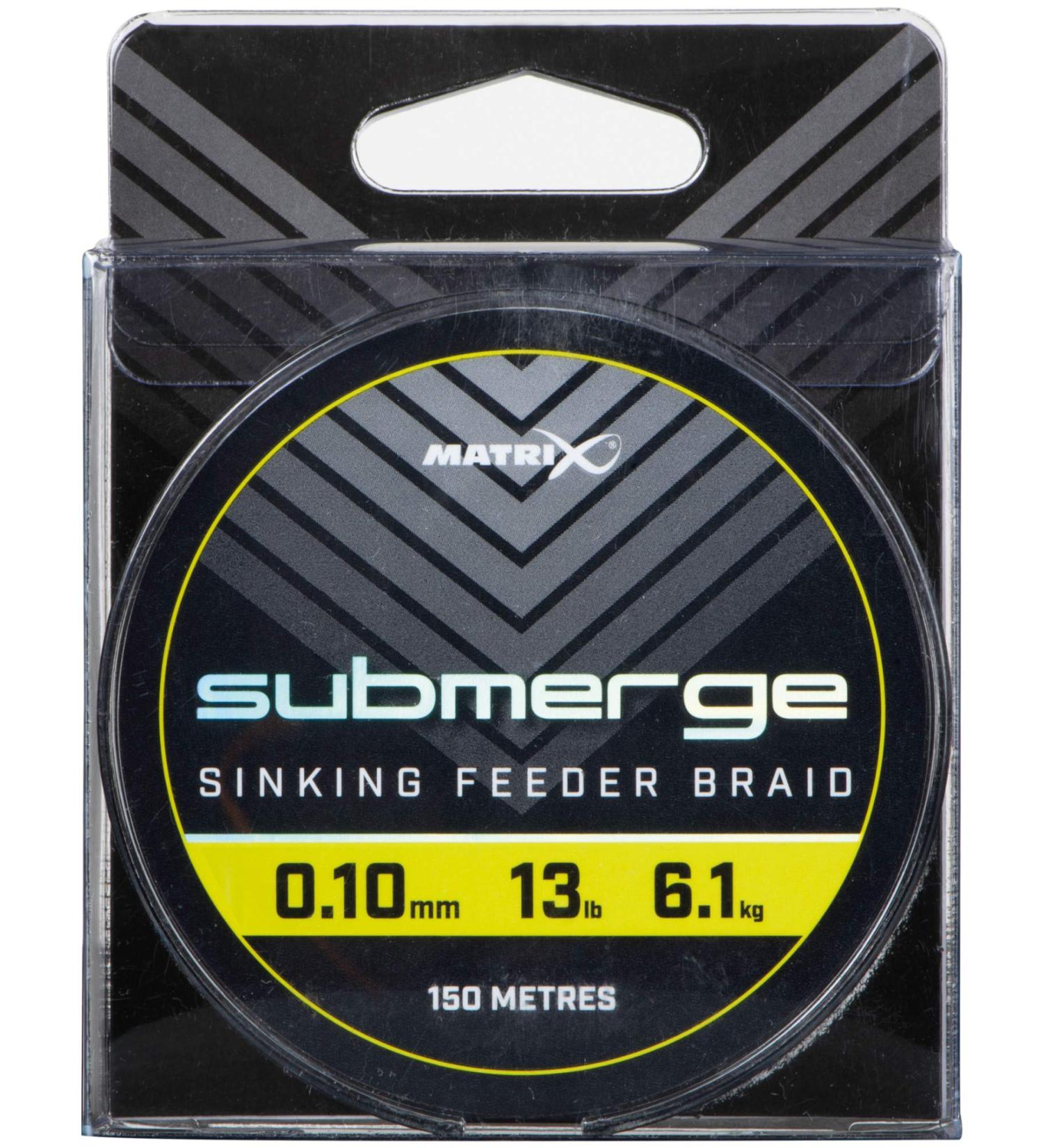 Fox Matrix Submerge Braid - braided fishing line diameter/breaking strength: 0.10mm / 6.1kg / 13lbs