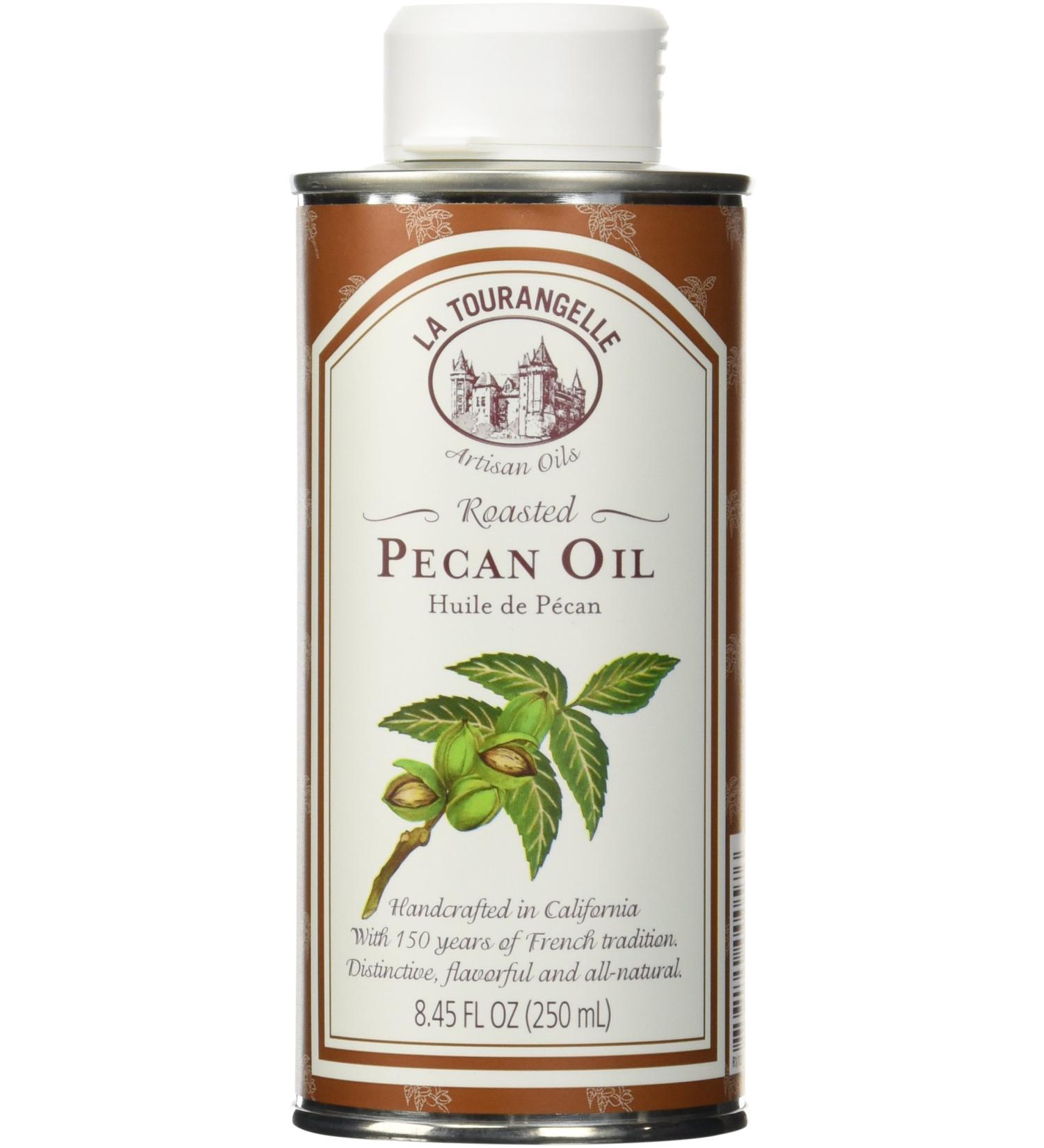 La Tourangelle Roasted Pecan Oil - Versatile Cooking Oil for Baking, Pasta, Vinaigrettes, and Stir-Fry - 8.45 Fl Oz - Buy Online on GoSupps.com