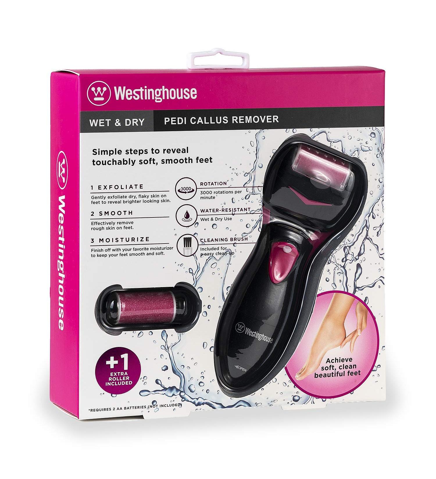 Westinghouse Wet/Dry Callus Remover - Efficient Foot Care for Smooth Skin | Shop Internationally - Buy Online on GoSupps.com