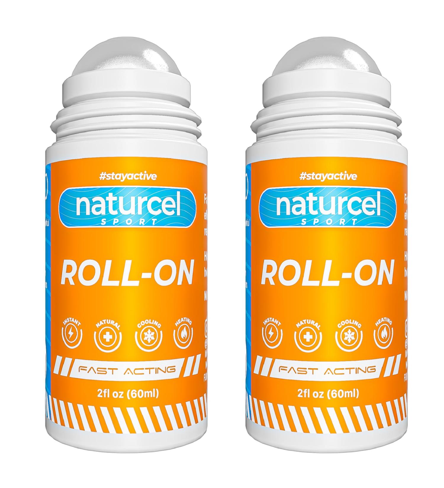 Sport Roll-On 2FL OZ - Fast Acting Topical Pain Reliever for Muscles & Joints Cooling Massage Roll On - 2 Pack - Buy Online on GoSupps.com