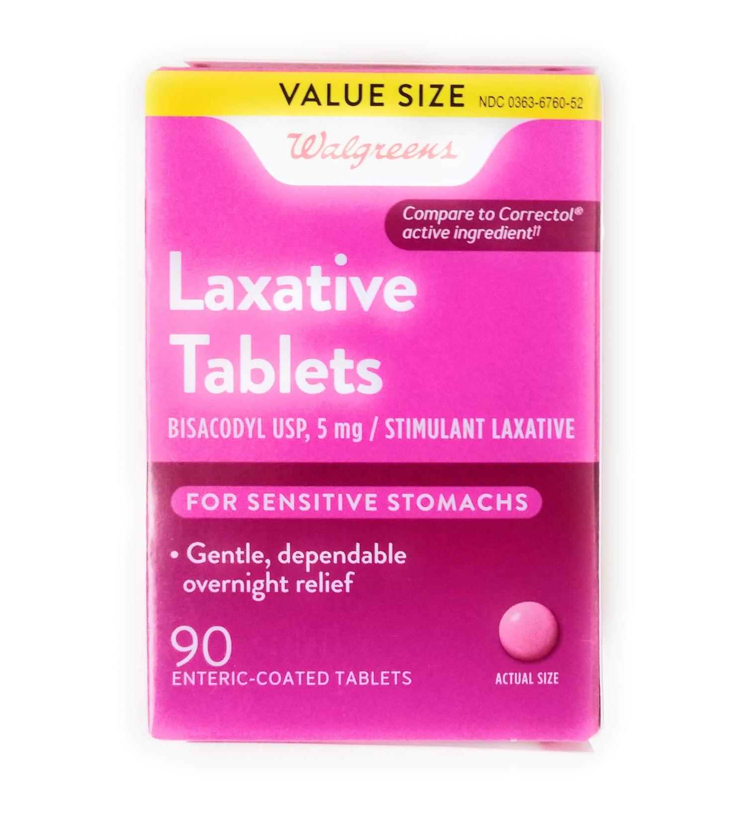 Walgreens Women's Laxative Tablets - 90 Count | Gentle Relief for Constipation - Buy Online on GoSupps.com