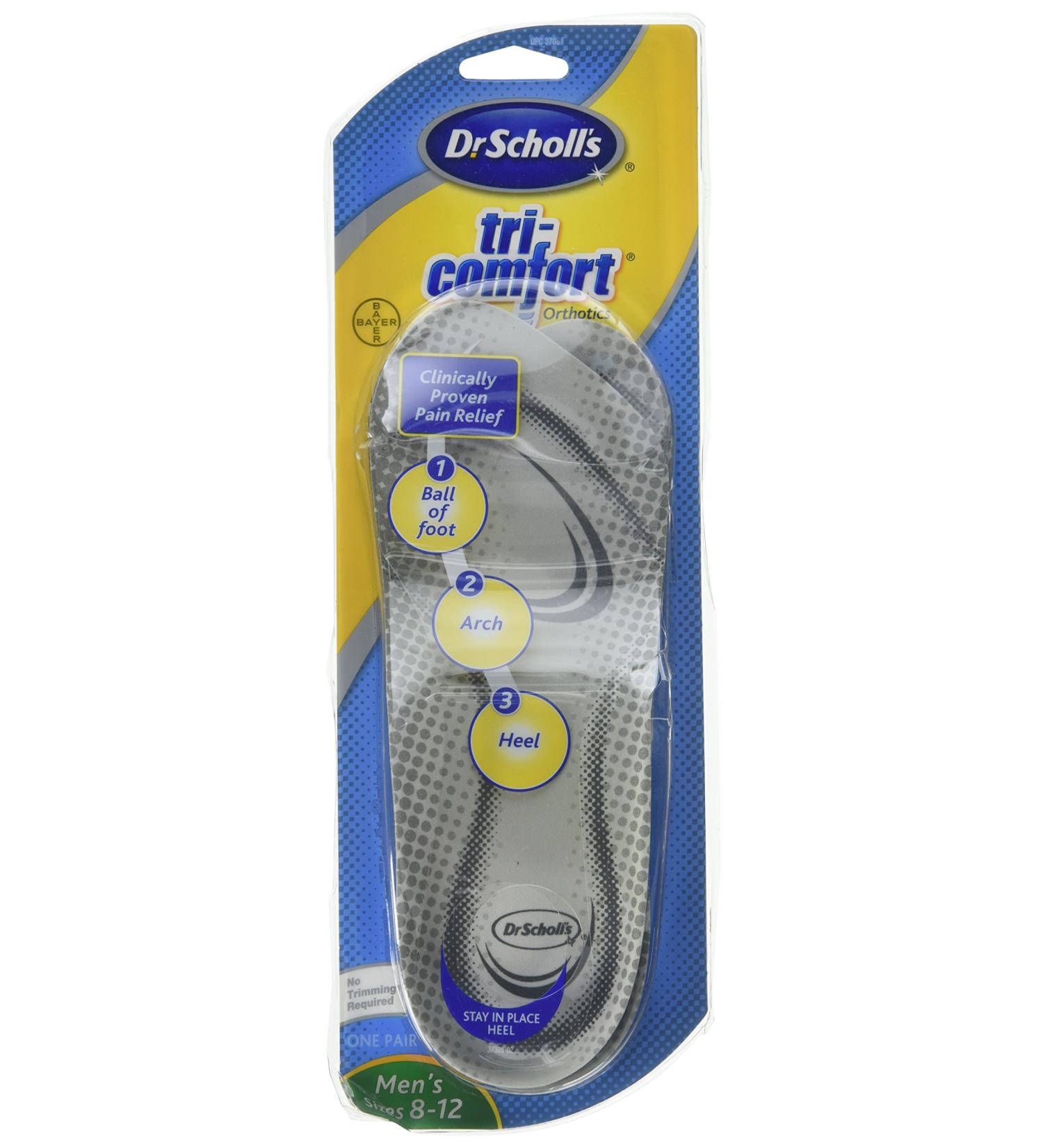 Dr. Scholl's Men's Tri-Comfort Insoles