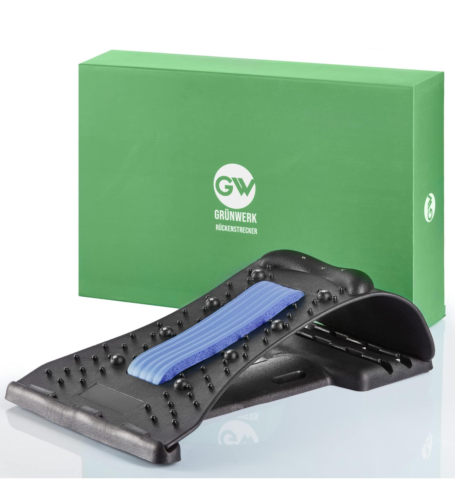 GW Neck Stretcher for Pain Relief - German Instructions & Training Plan for Neck Relaxation | Blue Neck Rescue Tool - Buy Online on GoSupps.com