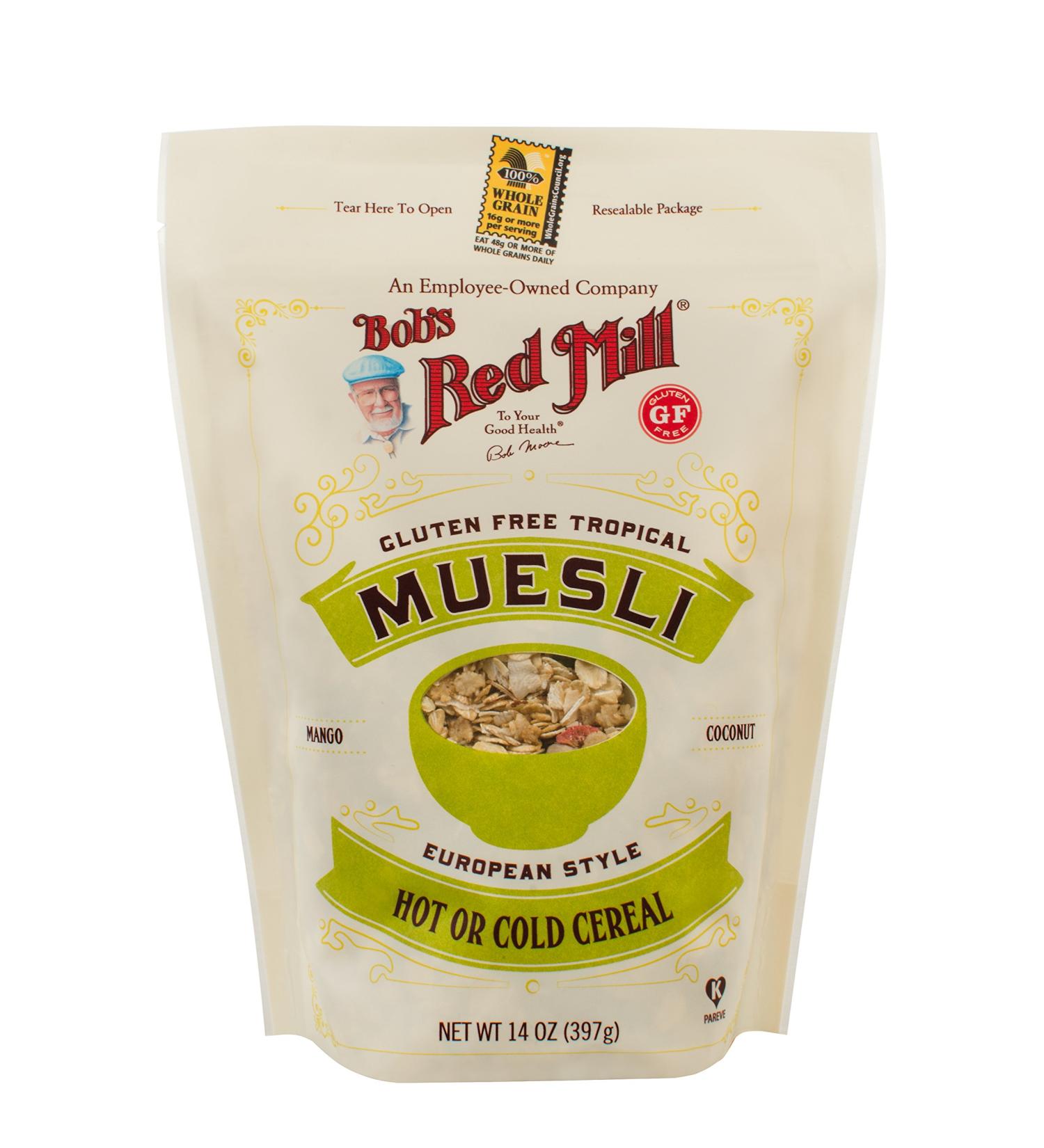 Bob's Red Mill - Style europ en de muesli sans Gluten libre Tropical - 14 once.