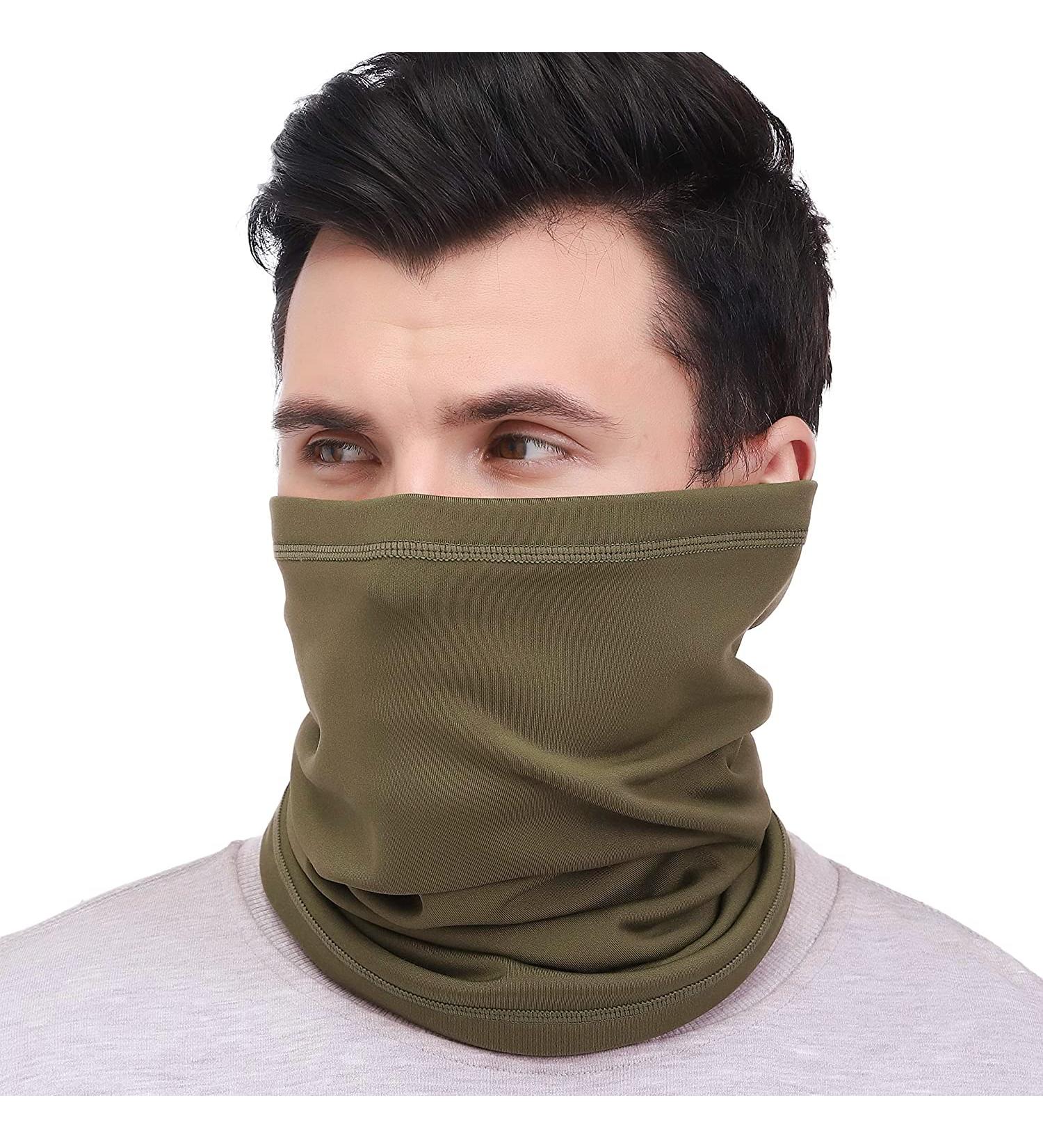 Arcweg Neck Warmers for Winter | Thermo Multifunctional Hose Scarf | Unisex Neck Gaiter for Skiing Biking & Outdoor Sports - Olive - Buy Online on GoSupps.com