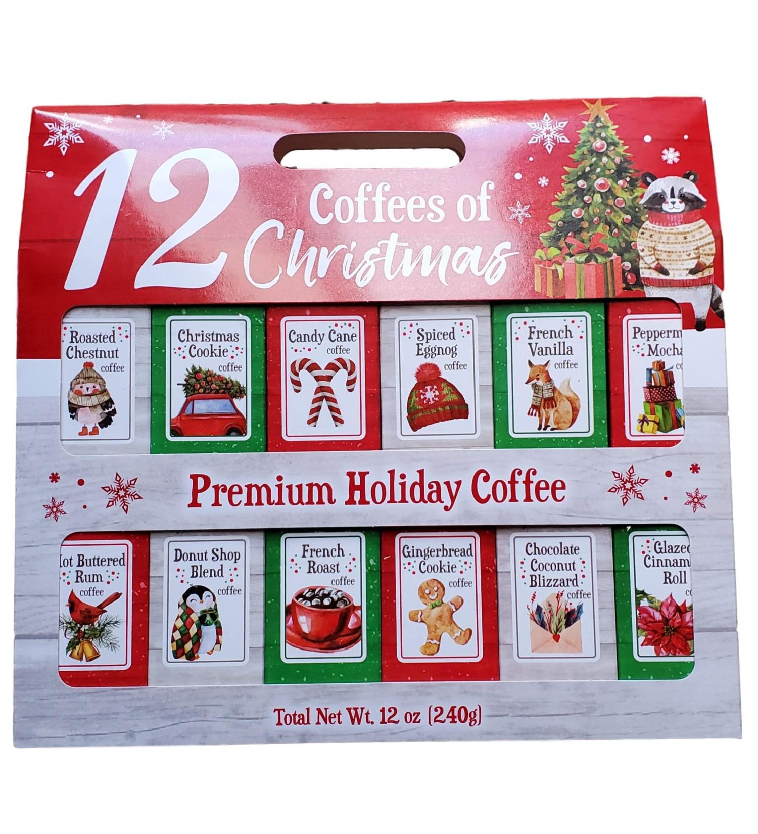 12 Gourmet Coffees of Christmas Gift Set - Festive Holiday Collection - Buy Online on GoSupps.com