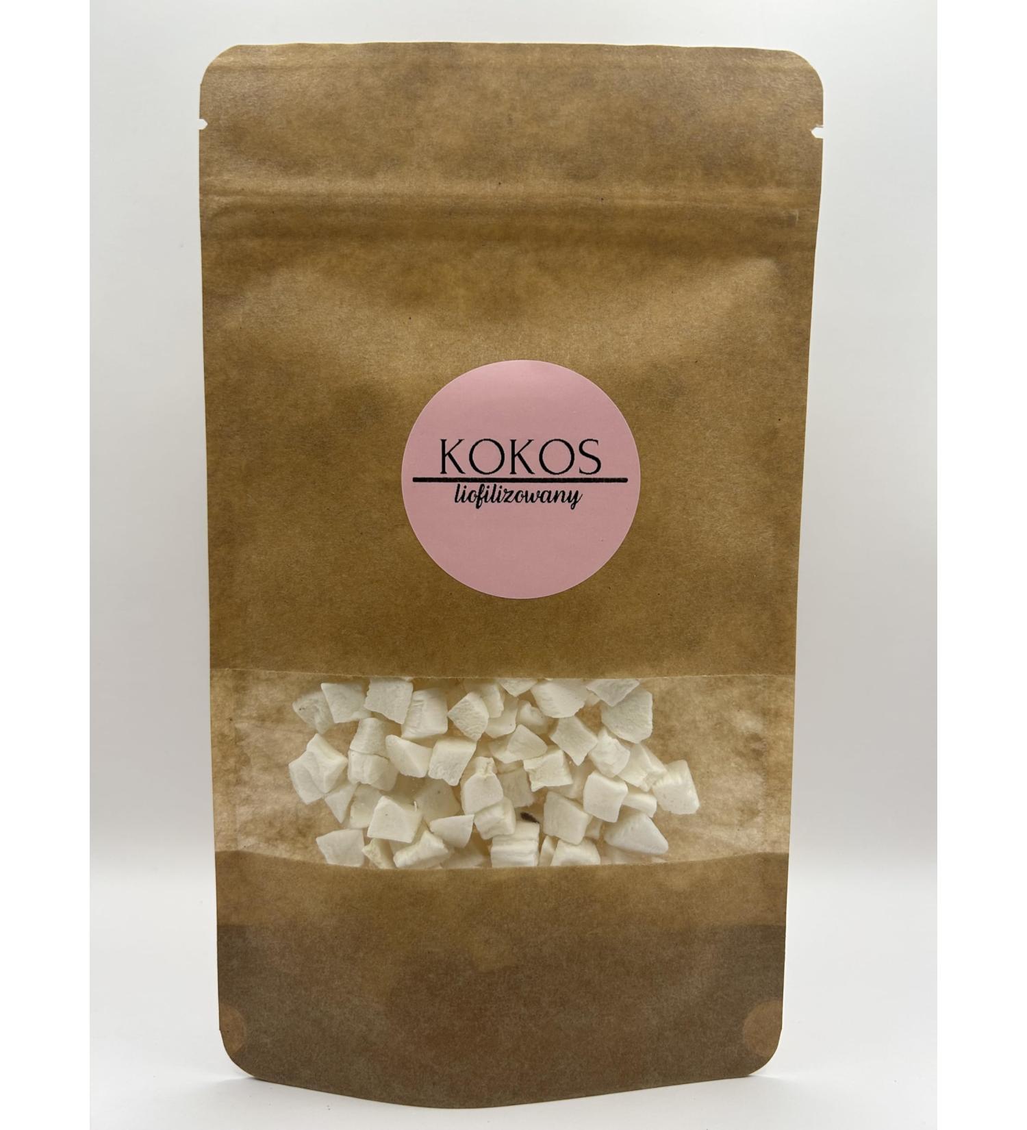 DELIFRUITS.PL Freeze-dried coconut 500g DELIFRUITS Freeze-dried and natural dried fruits