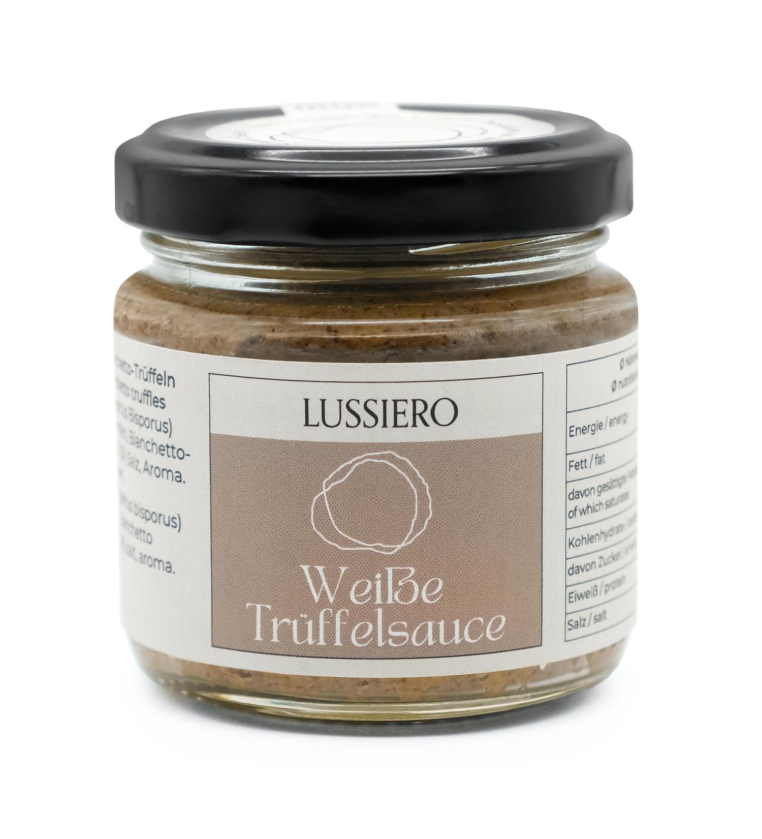 Lussiero White Bianchetto Truffle Sauce - Authentic Bianchetto Truffle Tuber Borchii (80g) | Gourmet Italian Condiment for International Shipping - Buy Online on GoSupps.com