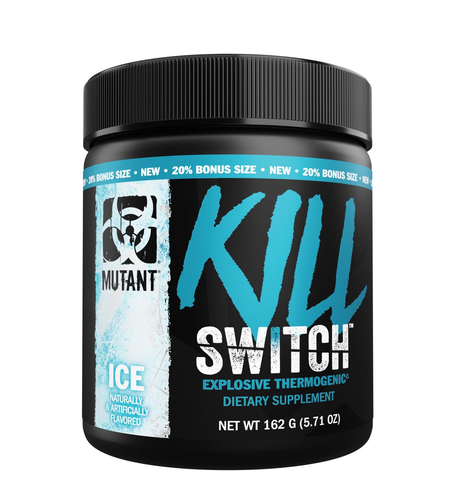 Mutant Killswitch Ultra Thermo - Premium Thermogenic Pre Workout - Ice Flavor 162g | Boost Energy & Burn Fat - Buy Online on GoSupps.com