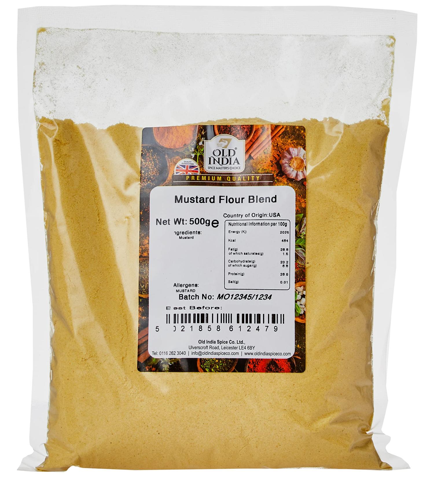 Old India Mustard Flour Blend 500g 500 g - Buy Online on GoSupps.com