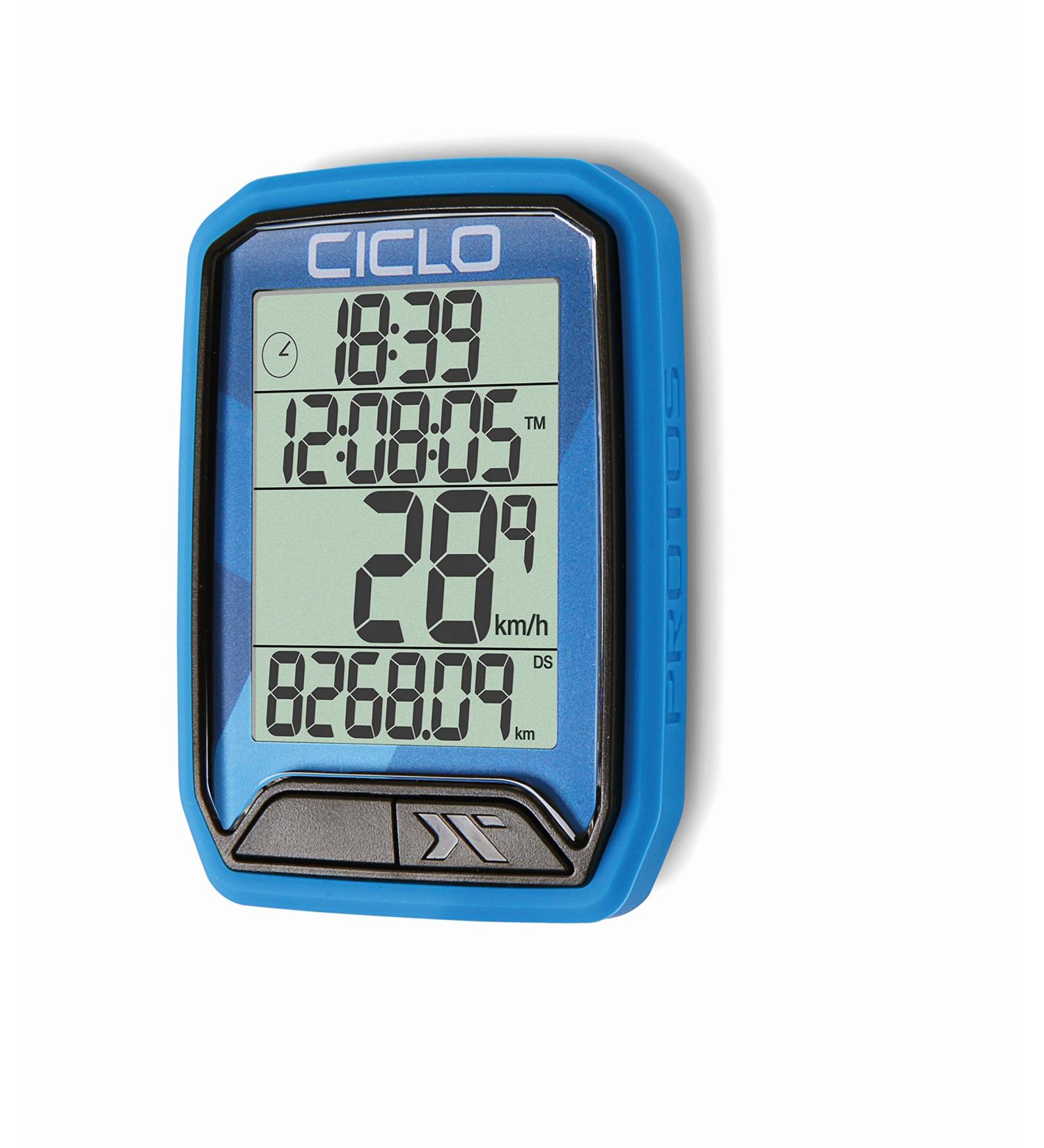 CICLO PROTOS 213 Wireless Bike Computer - 13 Functions Blue | International Shipping - Buy Online on GoSupps.com