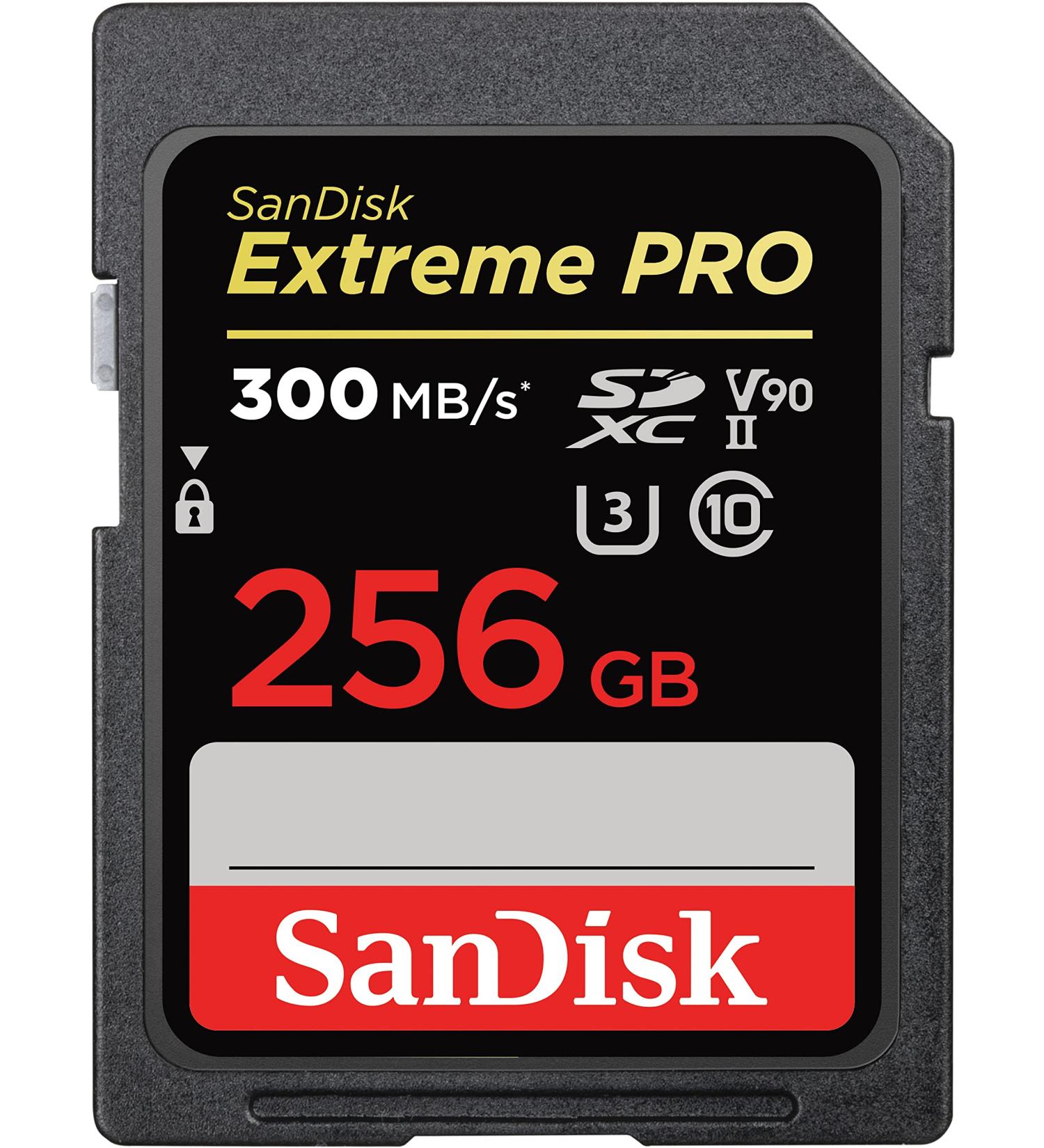 SanDisk 256GB Extreme PRO SDXC UHS-II Memory Card - C10 U3 V90 - 4K 8K Full HD Video | SDSDXDK-256G-GN4IN - Buy Online on GoSupps.com