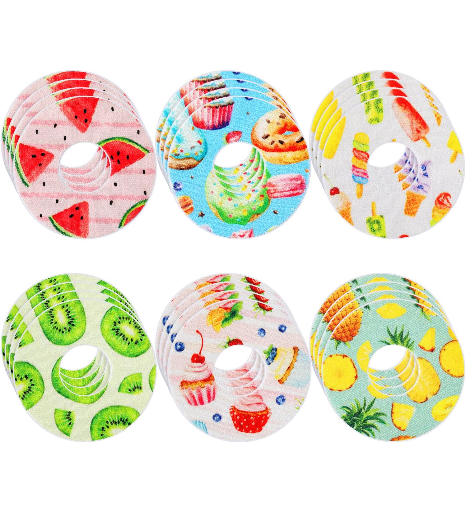 24-Pack TrelaCo Waterproof CGM Sensor Adhesive Patches - Fruit & Snack Styles - Buy Online on GoSupps.com