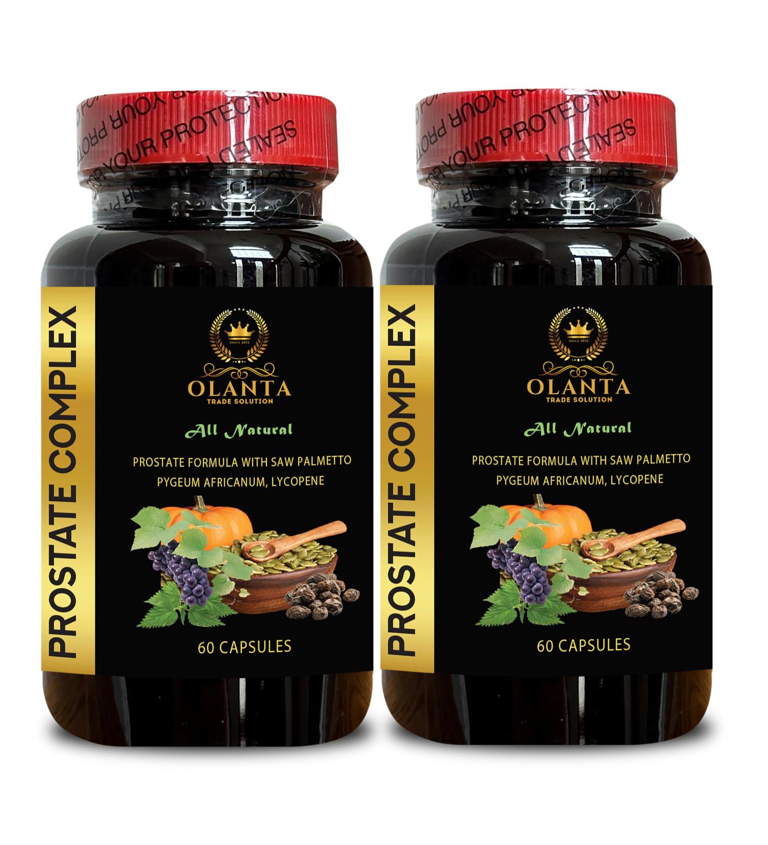 OLANTA TRADE SOLUTION Prostate Supplements for Men - Nutritional Support for Prostate Urinary and Prostate Health Prostate Healthy Vitamins Nettle Extract Prostate - 2 Bottles 120 Capsules - Buy Online on GoSupps.com