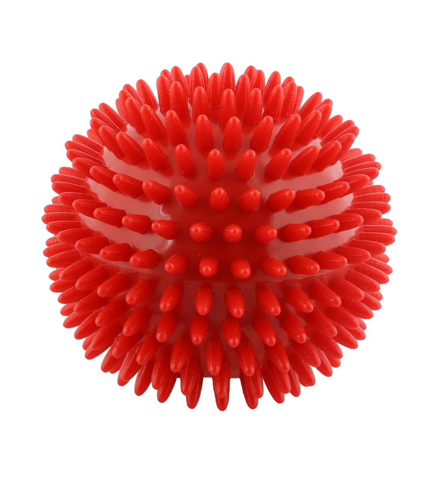 CanDo 9 cm Red Massage Ball - Hedgehog & Knobbly Design for Stress Relief | International Shipping Available - Buy Online on GoSupps.com