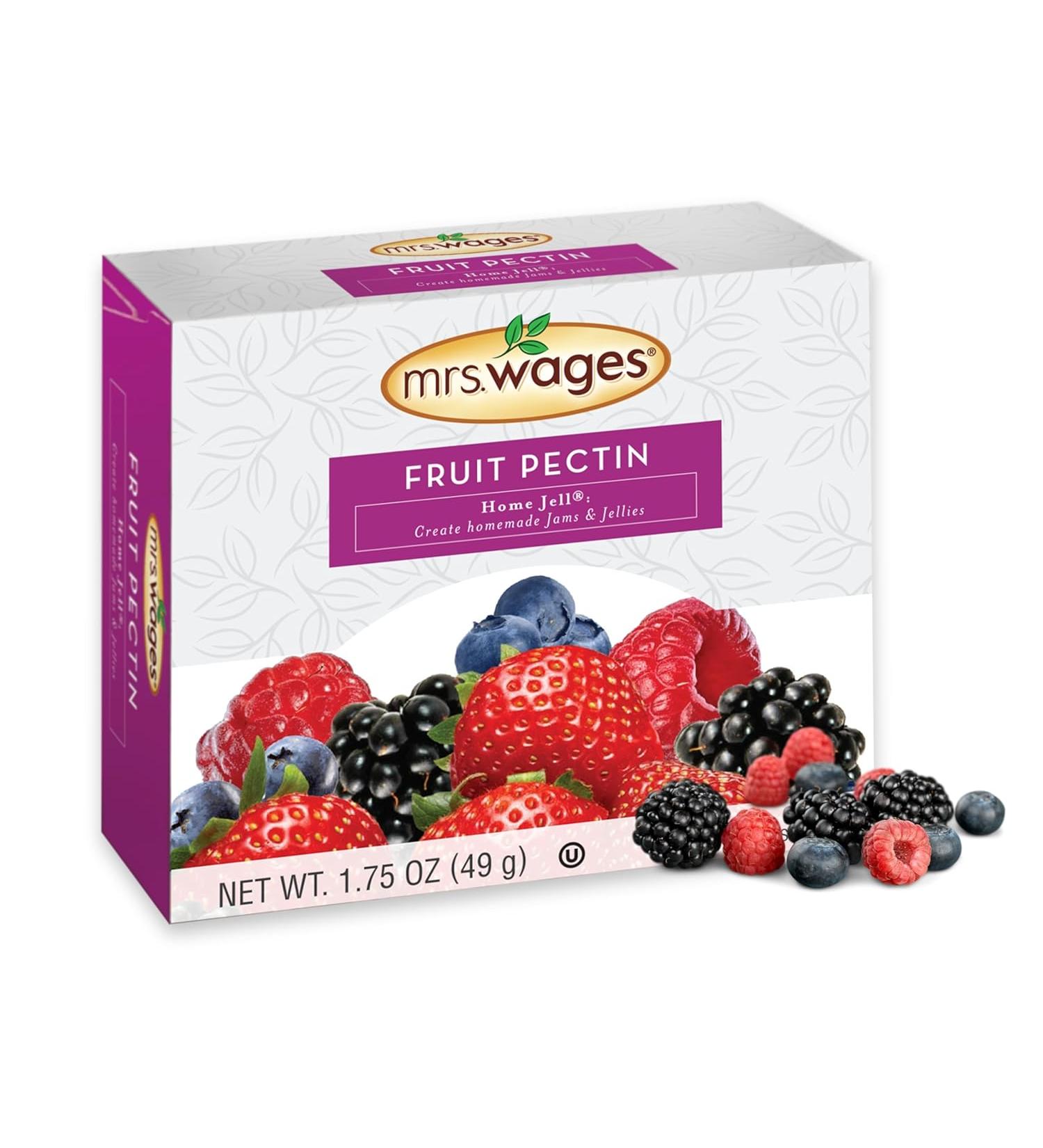 Mrs. Wages Fruit Pectin Home Jell Homemade Jelly Jams or Freezer Jams - Fruit Pectin -  1.75 oz - Pack of 12 - Buy Online on GoSupps.com