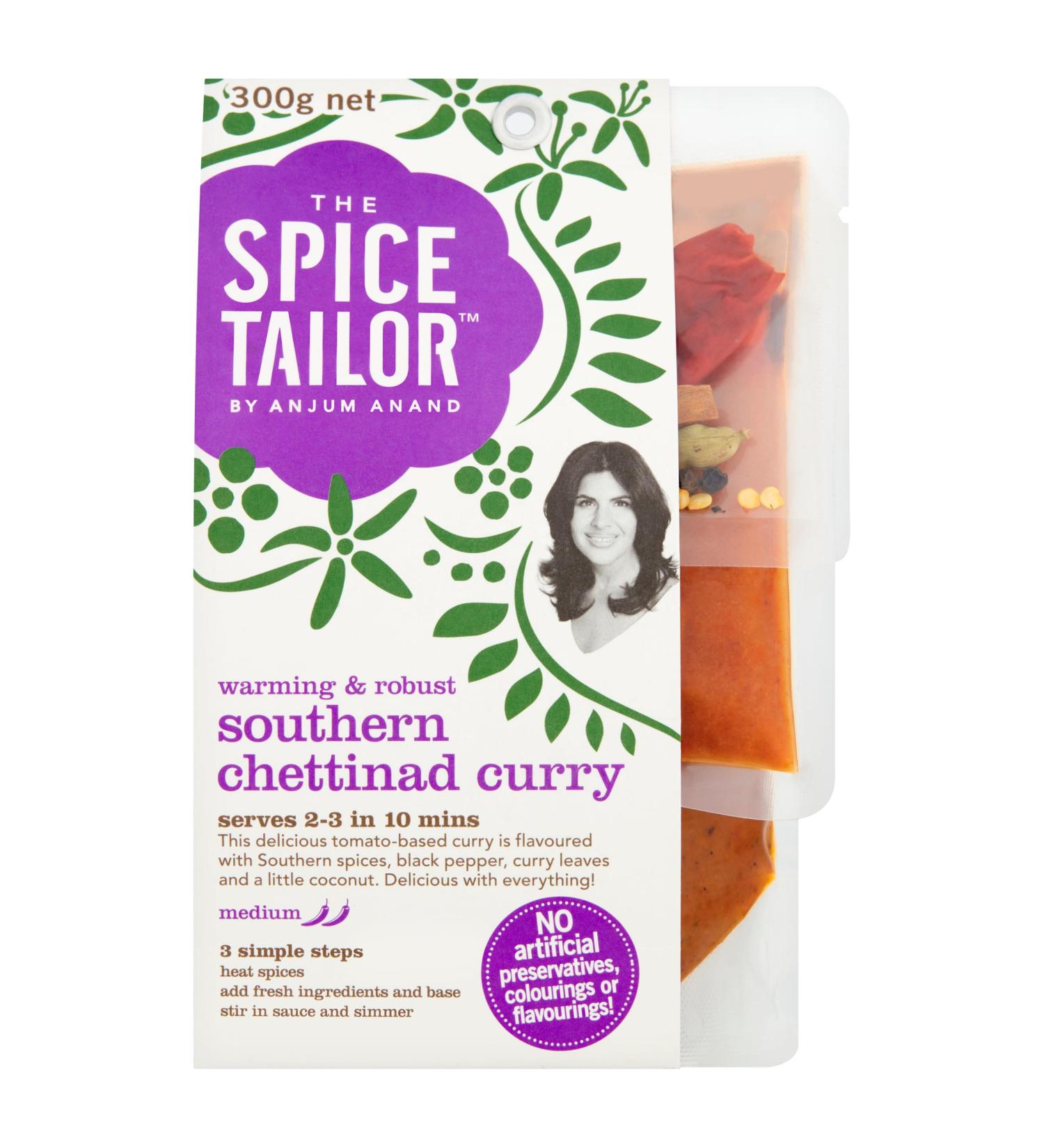 The Spice Tailor Indian Curry Sauce Kits Southern Chettinad Curry 300 g Packet (Pack of 1) - Buy Online on GoSupps.com