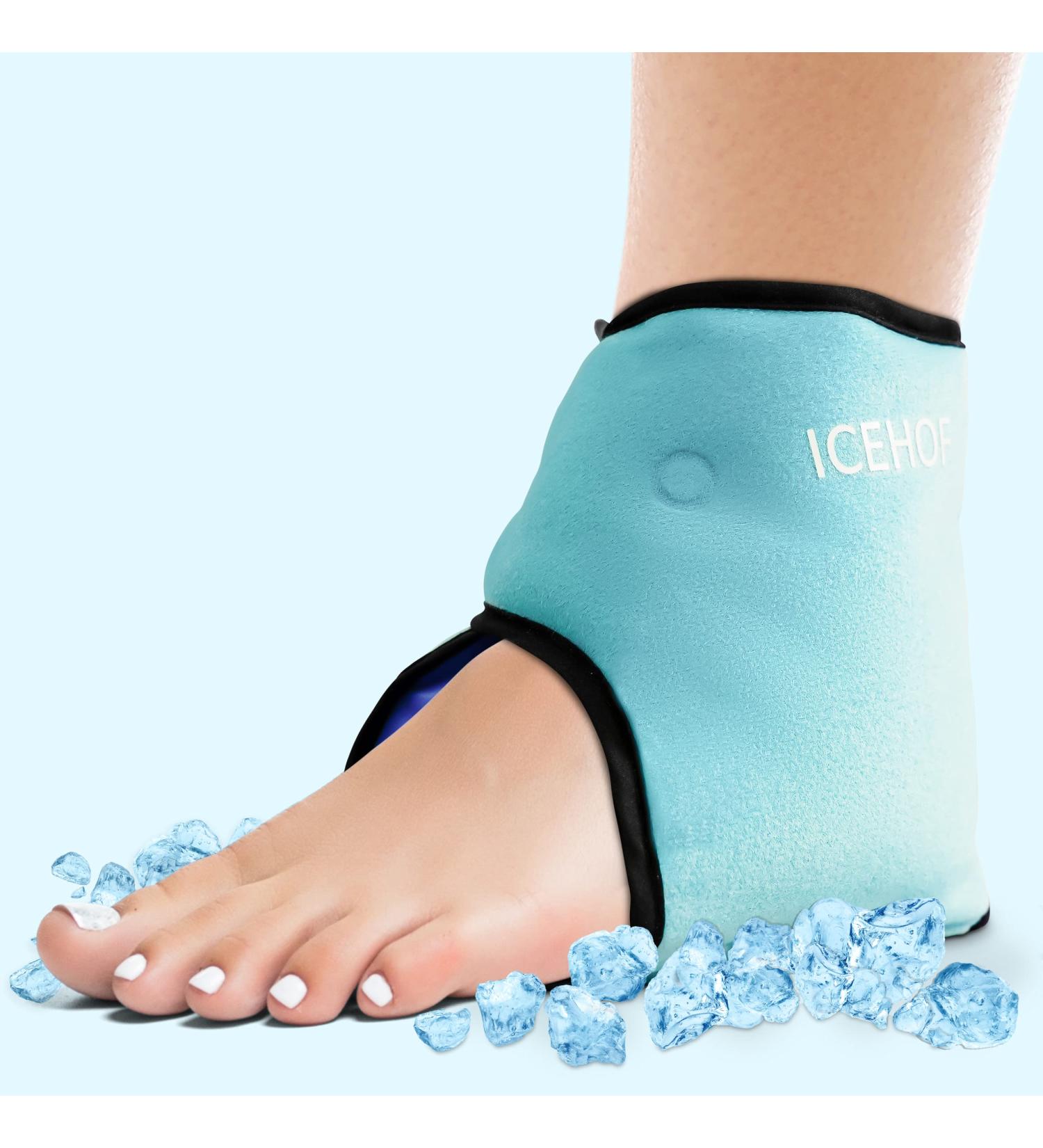 ICEHOF Cool Pads Ankle - Cooling Gel Bandage for Ankle Pain Relief | Cold Therapy for Rheumatism & Chemotherapy | One Size - Buy Online on GoSupps.com