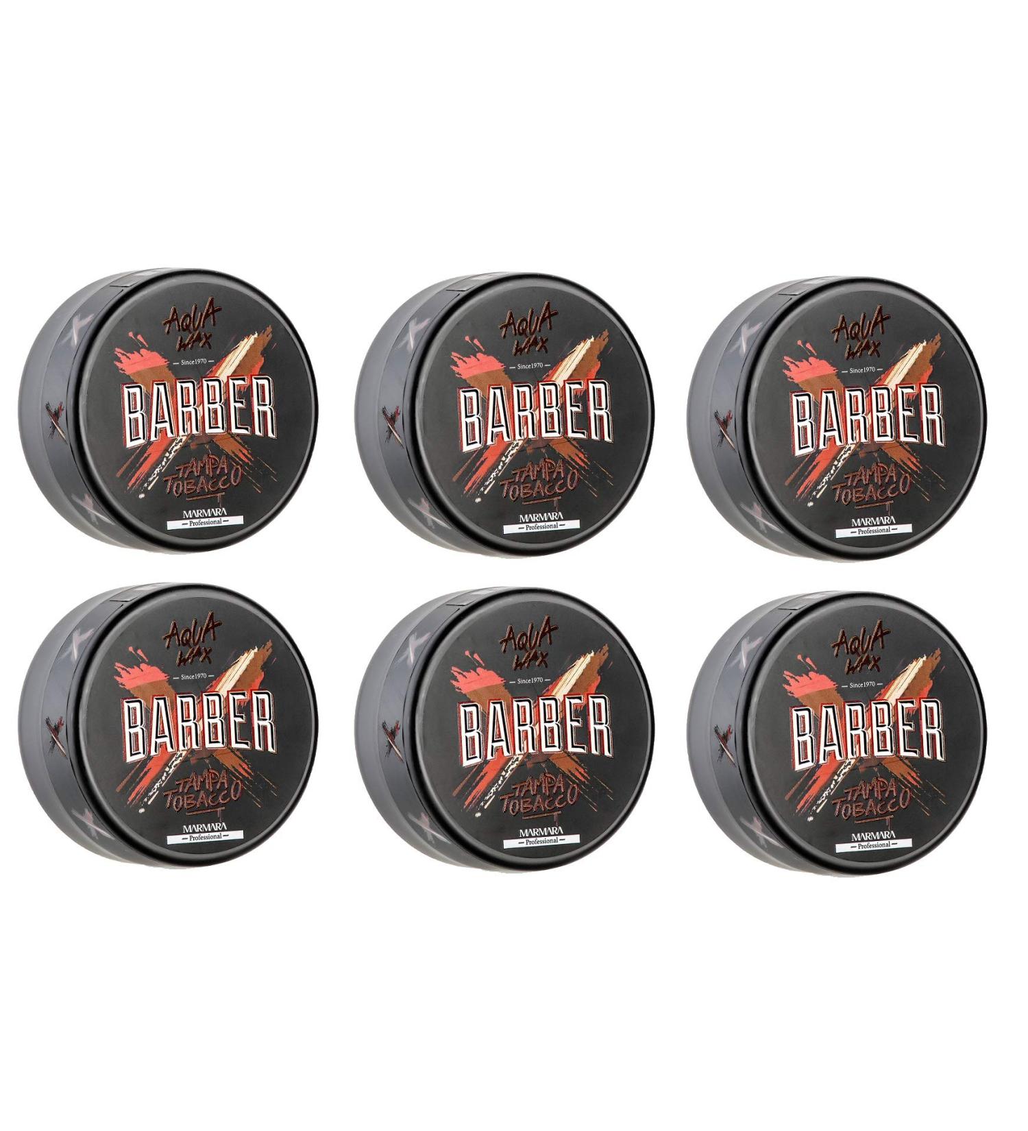 barber marmara Marmara Barber Aqua Wax Tampa Tobacco Hair Wax 150 ml hair wax hair wax 6 pieces