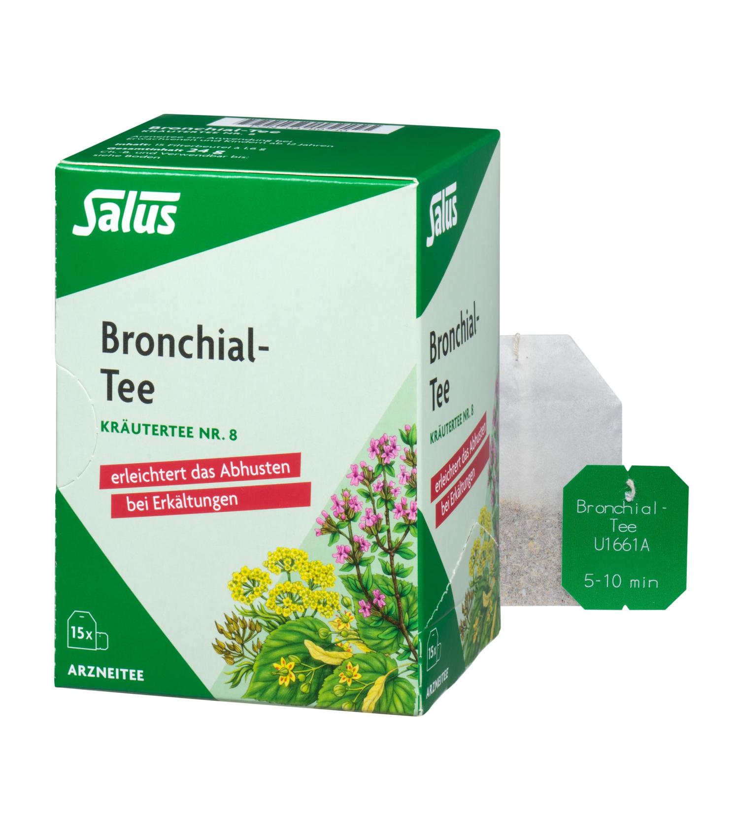  Salus Bronchial tea herbal tea no. 8 15 FB (24 g) - Buy Online on GoSupps.com
