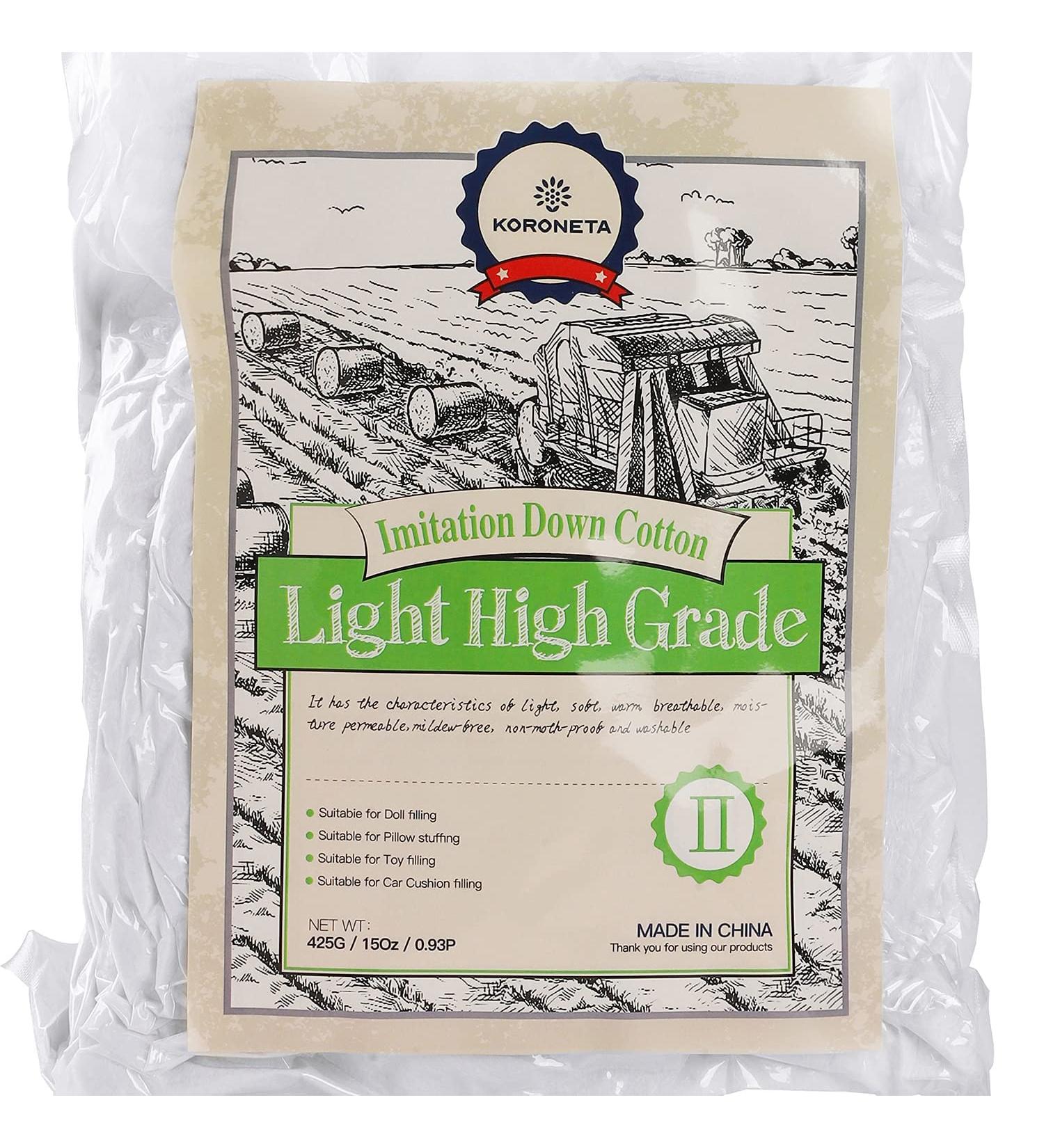 425g/15oz KORONETA Super Soft Polyester Fiber - White Toy & Cushion Stuffing - Buy Online on GoSupps.com