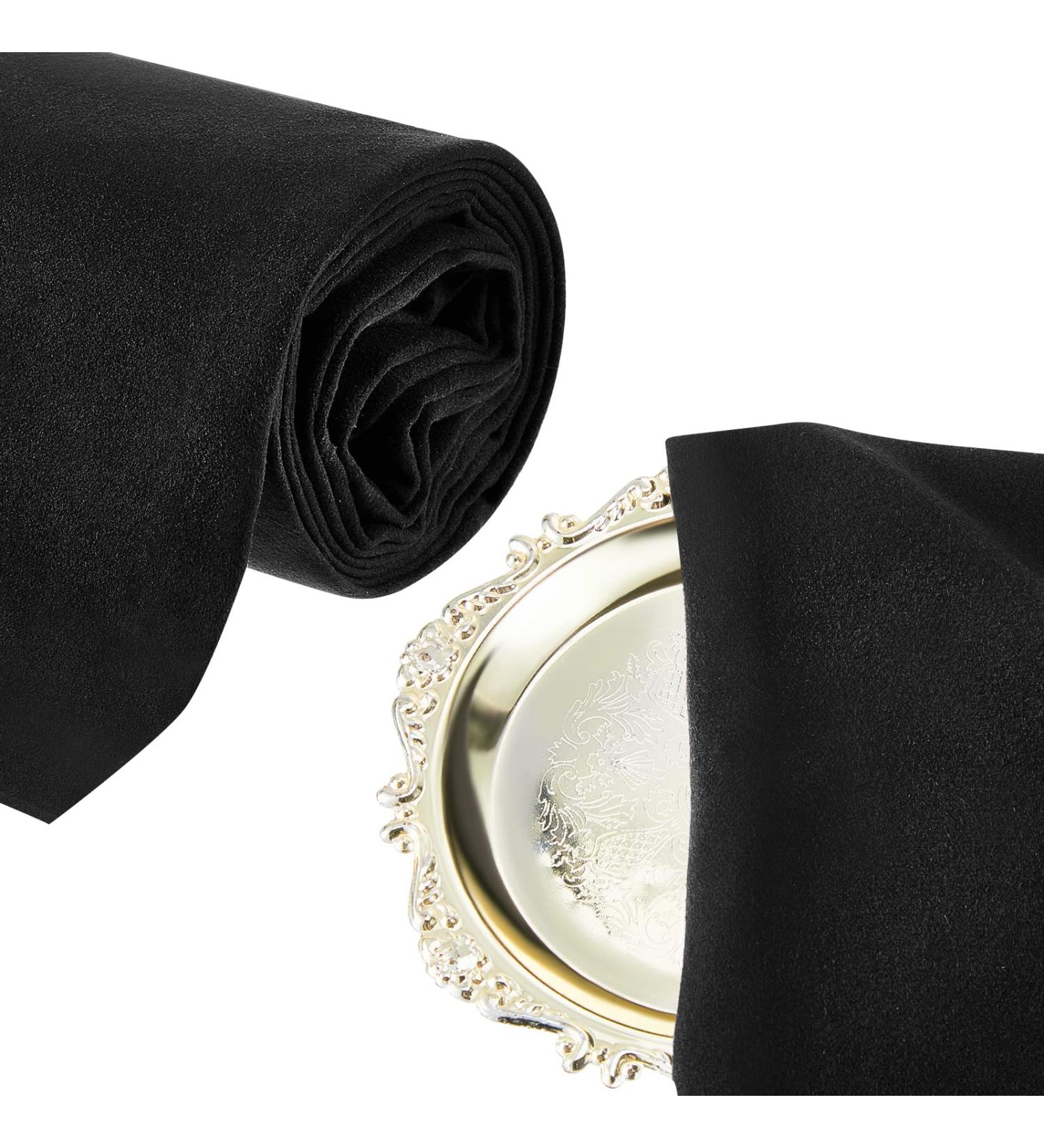 2 Yards Anti Tarnish Silver Cloth - Luxury Polishing Cloth for Jewelry & Silverware - 6.6 x 3.3 ft - Buy Online on GoSupps.com