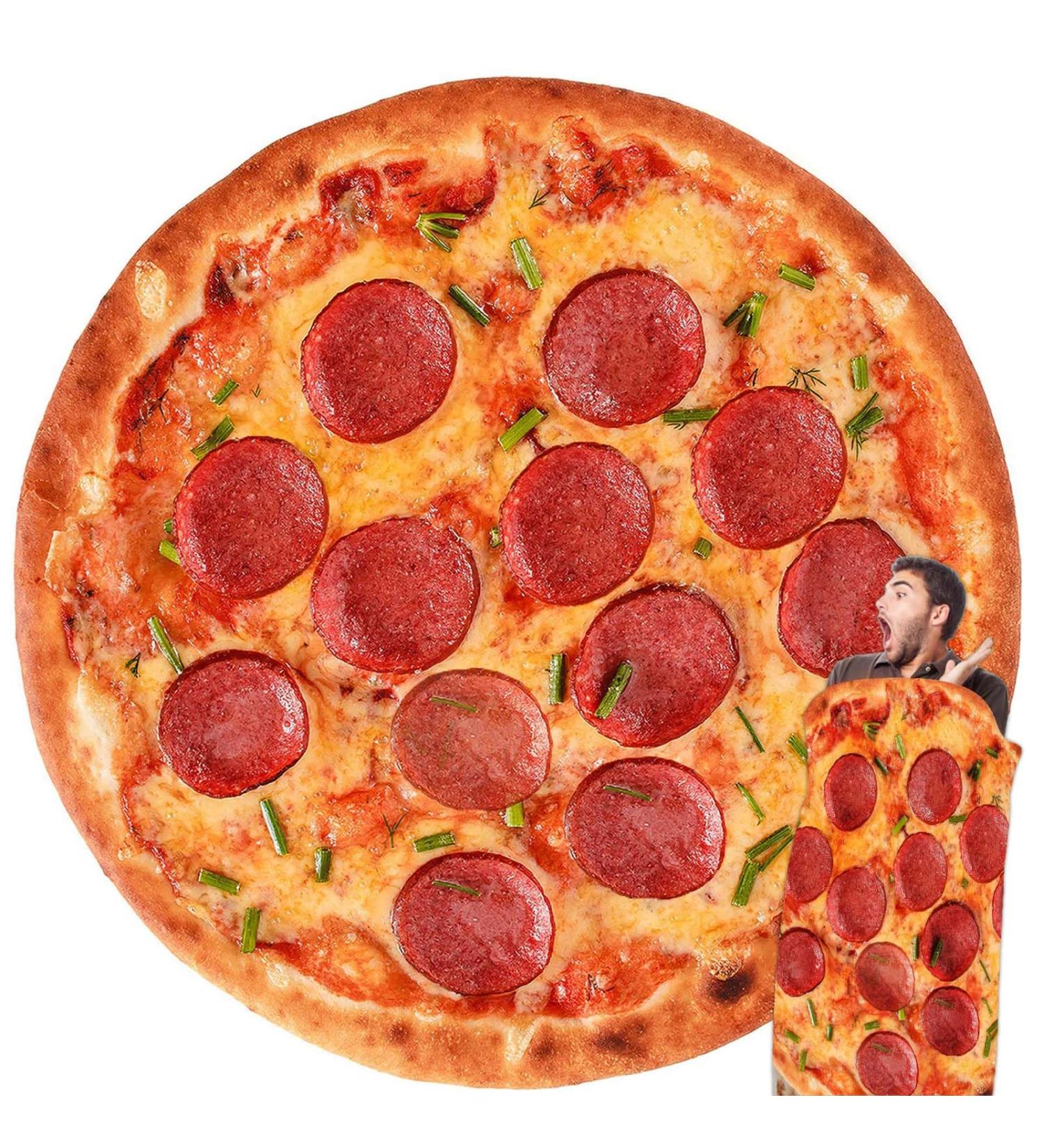 Fainfun Pizza Ceiling Blanket - Soft Burrito Blanket for Sofa & Baby | Warm Tortilla Blanket Gift (63in) - Buy Online on GoSupps.com