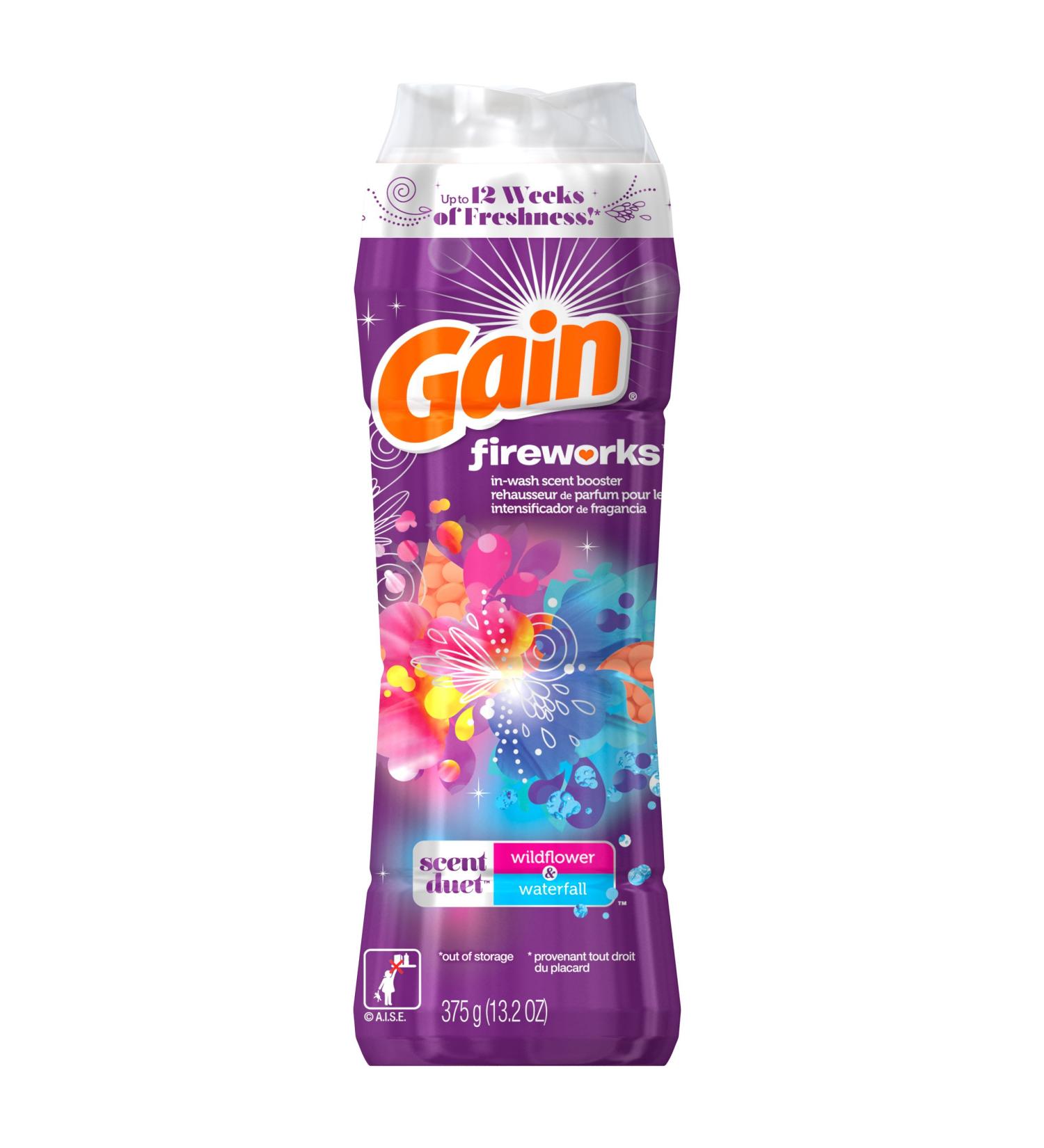 Gain Wildflower & Waterfall Fireworks Duets Laundry Scent Booster Beads - 13.2 oz | Shop Internationally - Buy Online on GoSupps.com