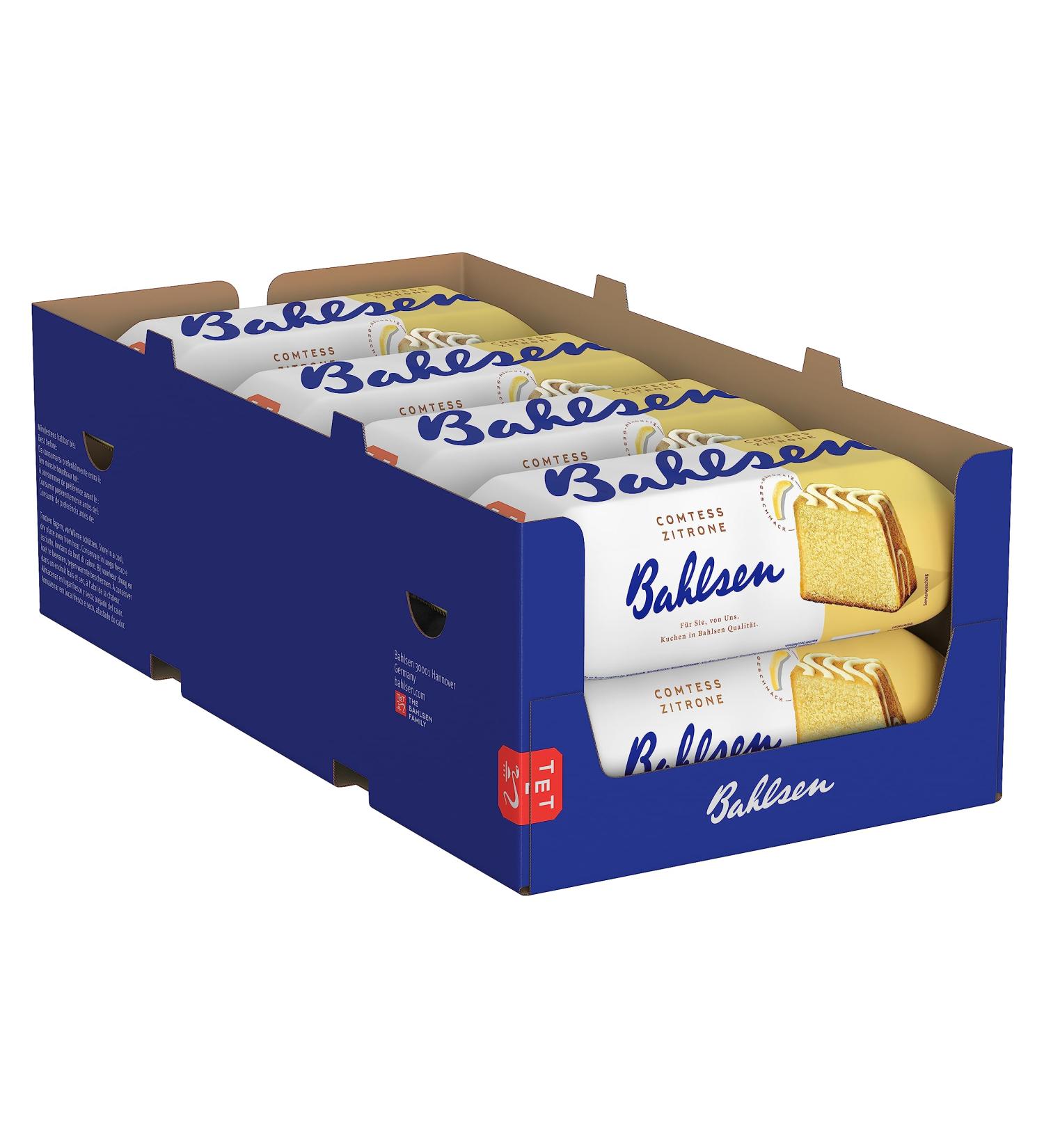 Bahlsen Comtess Lemon Cakes - Pack of 8 | Juicy Lemon Flavor & Light Icing | Individually Wrapped (8 x 350g) - International Shipping Available - Buy Online on GoSupps.com